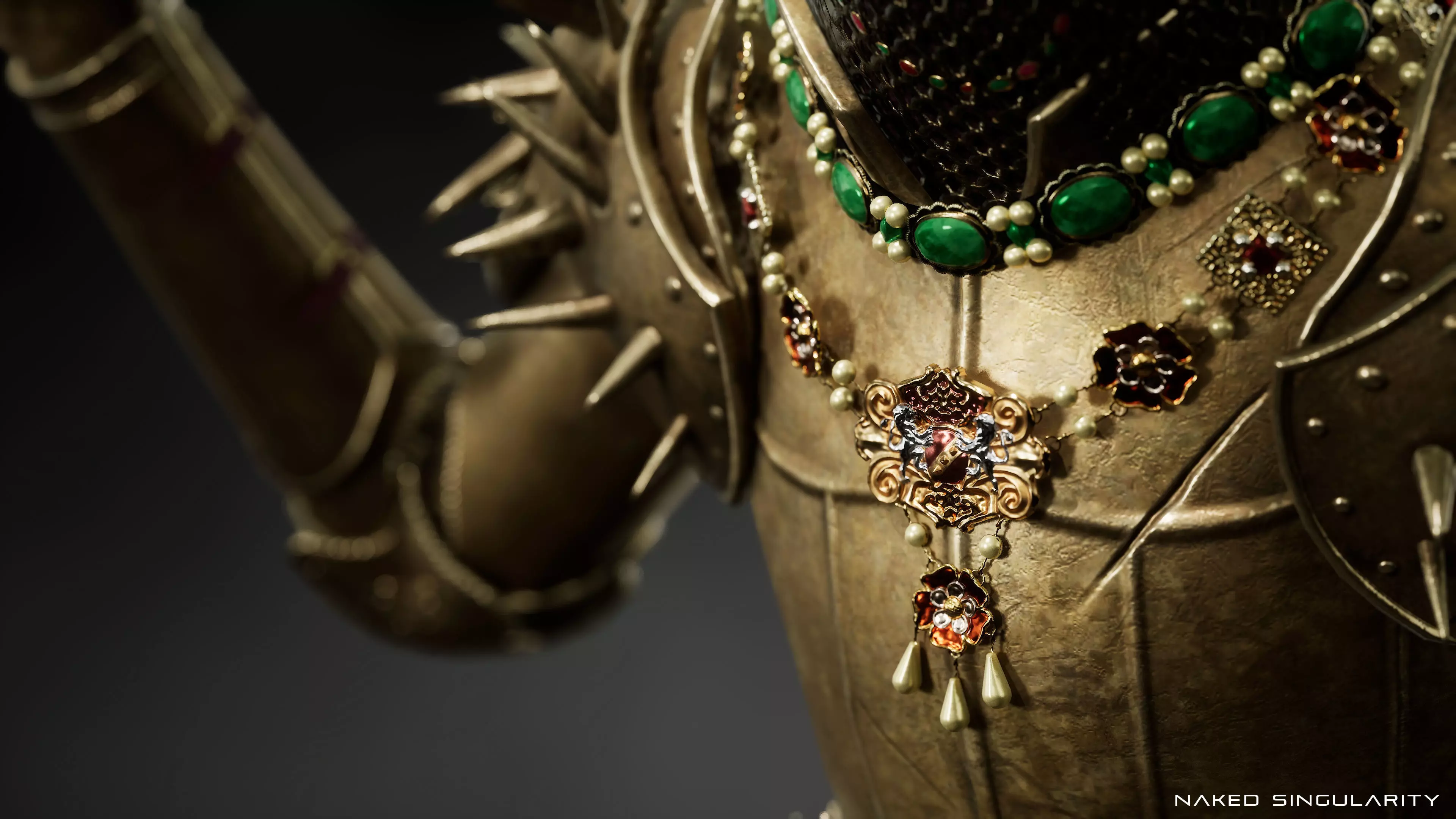 Dark fantasy Executioner - Executioner Prison guard - Game-ready Low-poly 3D model_14