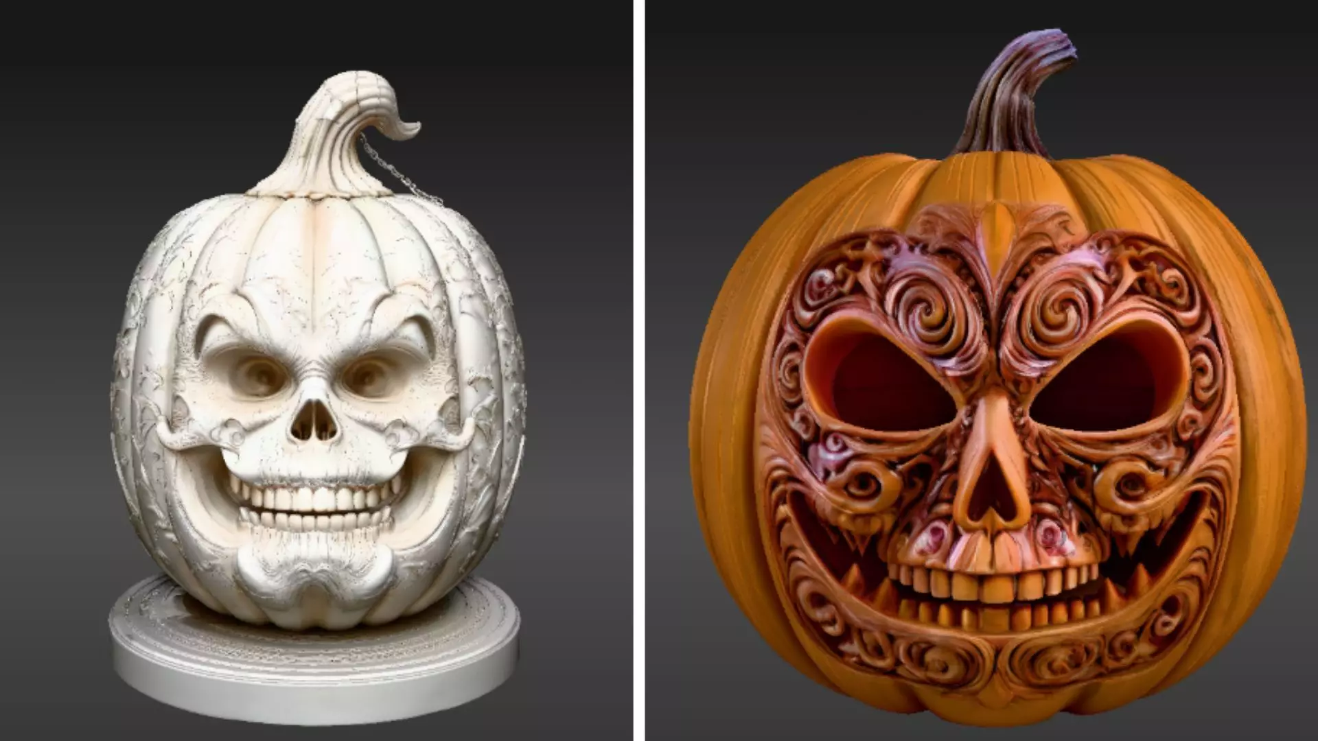 Jack-o-Lantern Two Model Pack 3D Model Pack 3D model_3