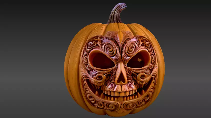 Jack-o-Lantern Two Model Pack 3D Model Pack 3D model_7
