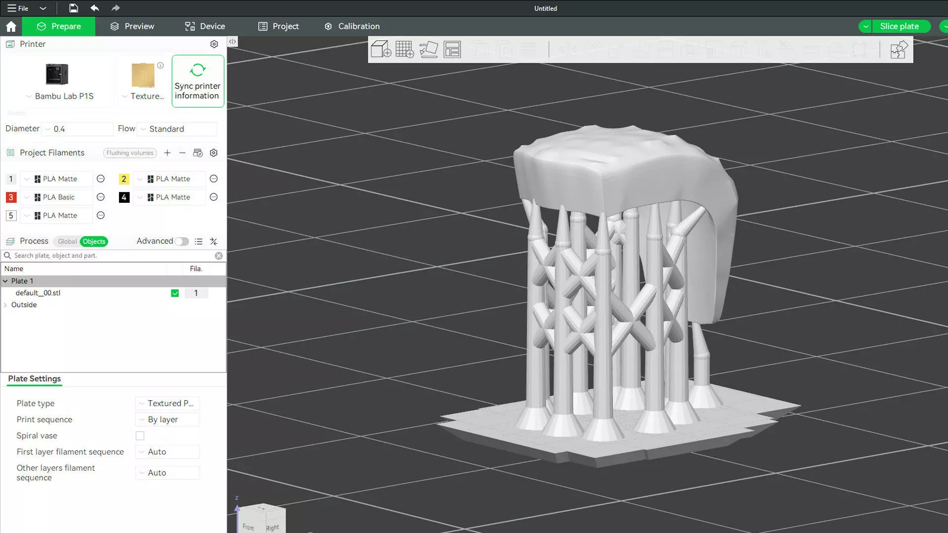 Custom3Dprint Minifigure Accessory - Minifigure Hair S2 - 063 3D print model_3