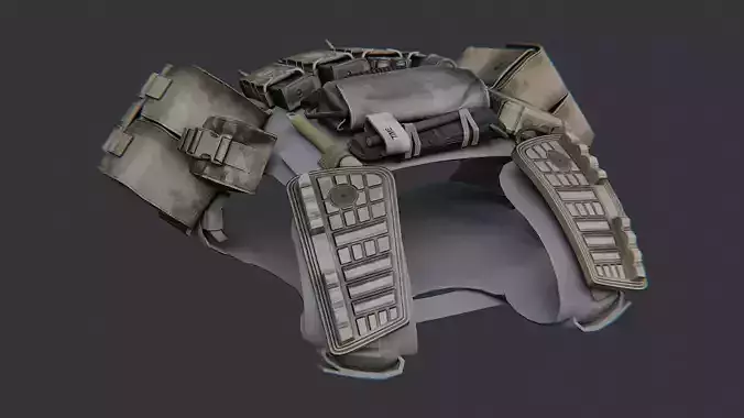 Loot Armor Helmet with Tactical Straps