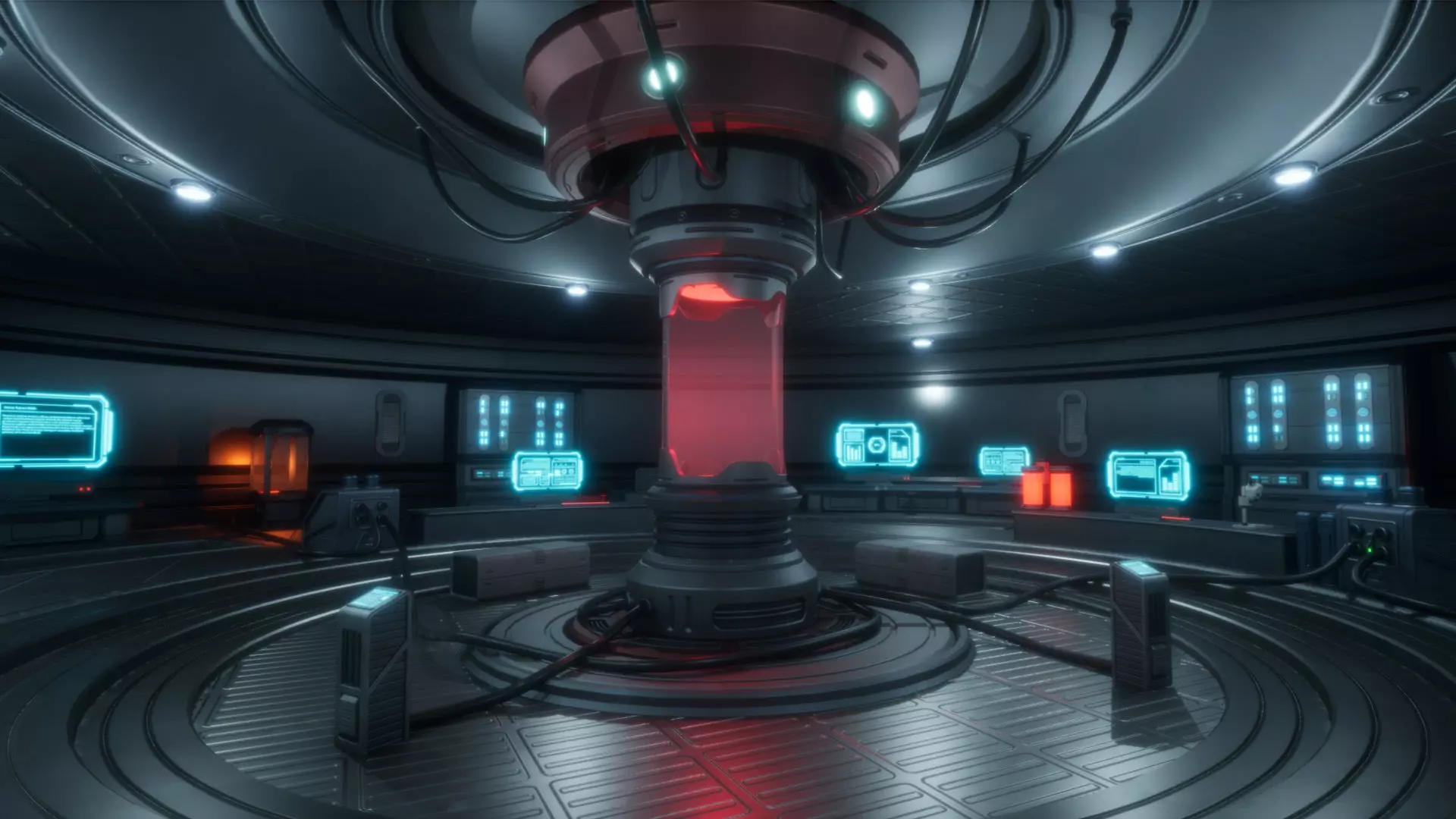 Sci Fi Lab Low-poly 3D model