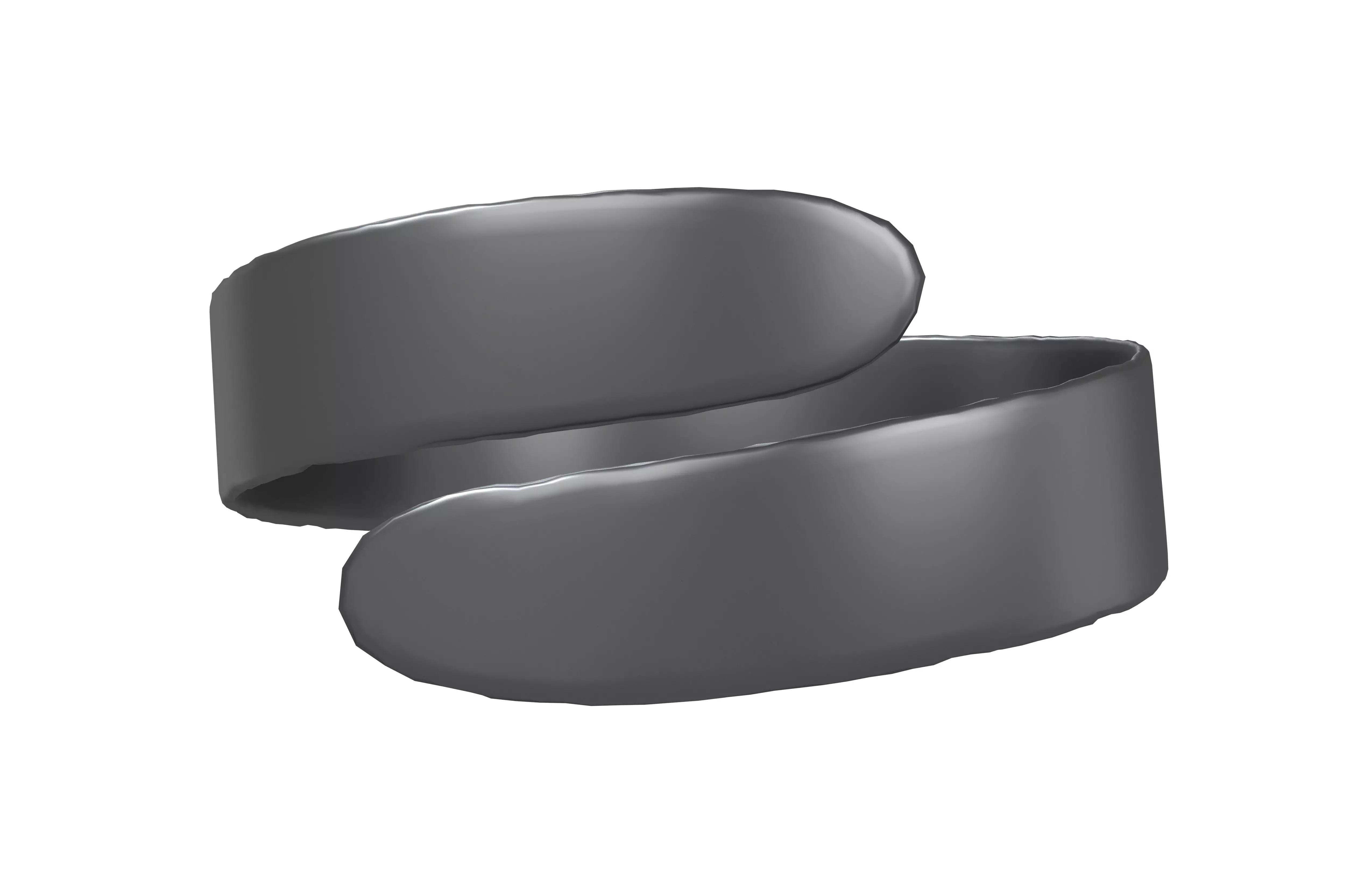 Cuff Bracelets v2 003 Low-poly 3D model_1