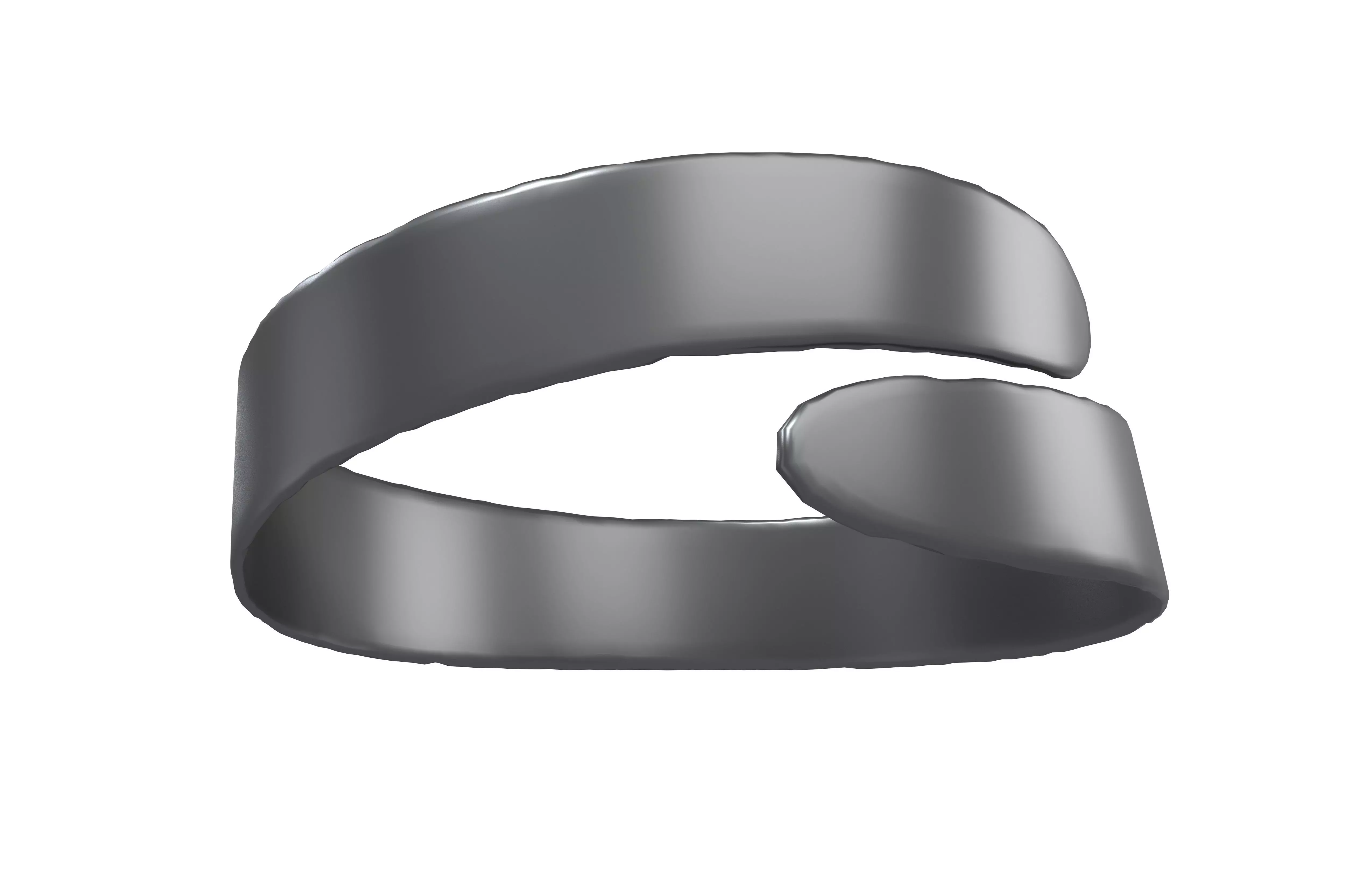 Cuff Bracelets v2 003 Low-poly 3D model_3