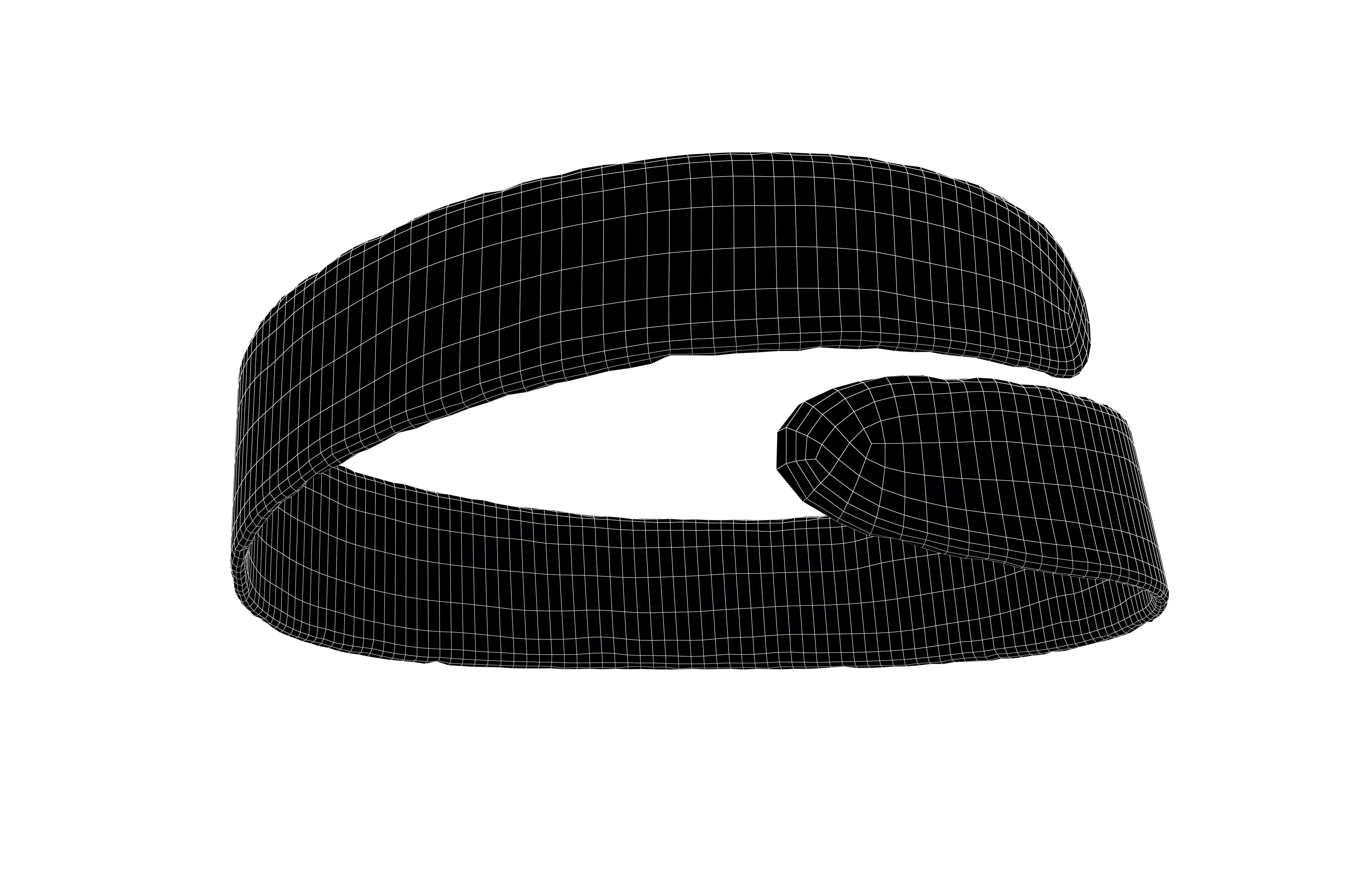 Cuff Bracelets v2 003 Low-poly 3D model_7