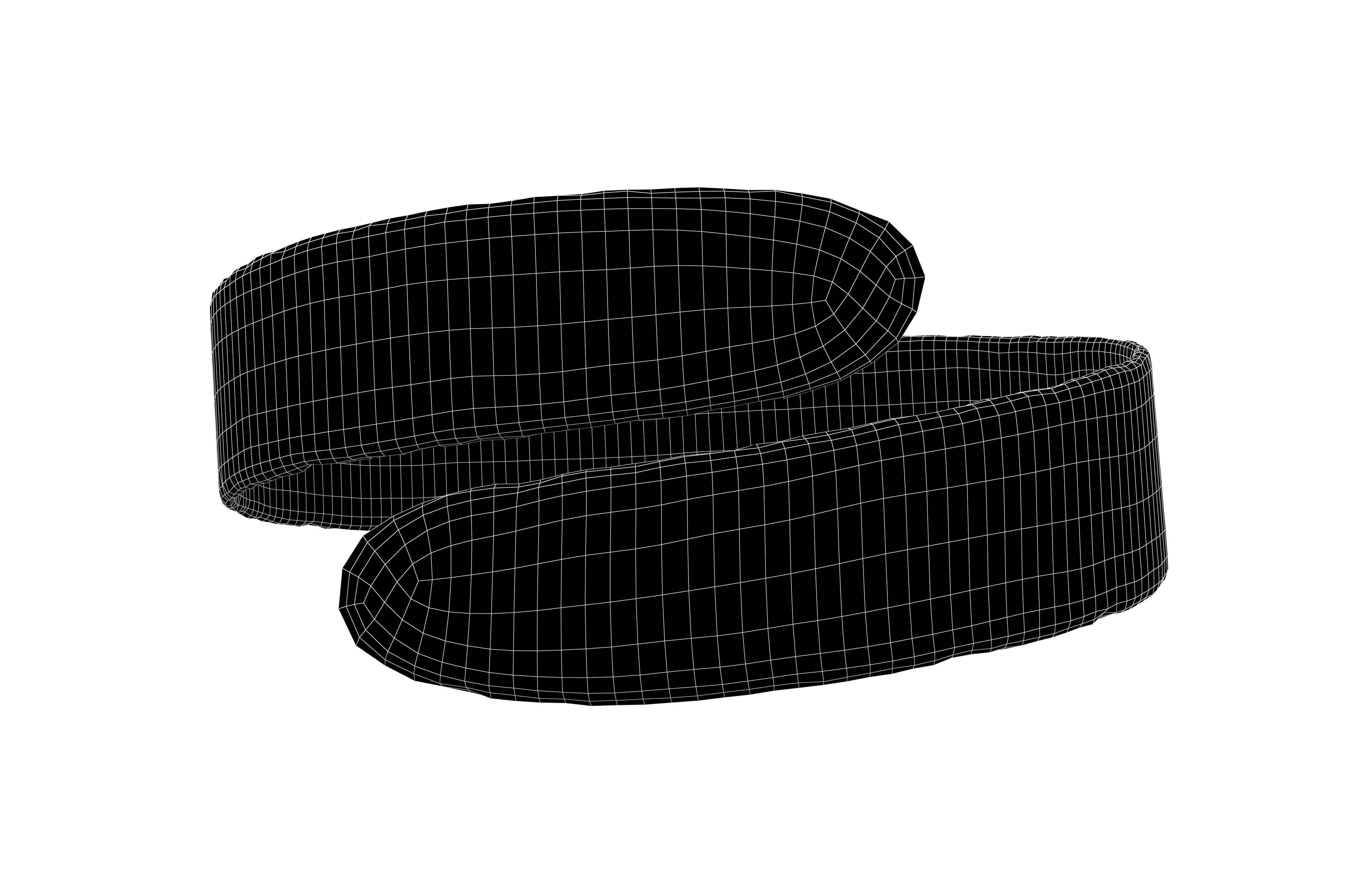 Cuff Bracelets v2 003 Low-poly 3D model_5