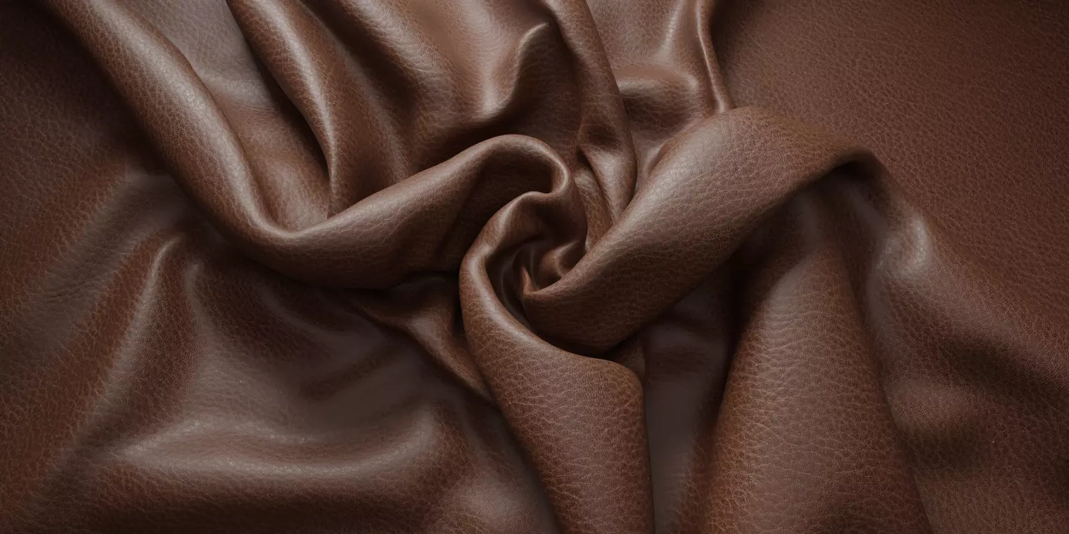 Chestnut Leather Grain 4K Texture_1