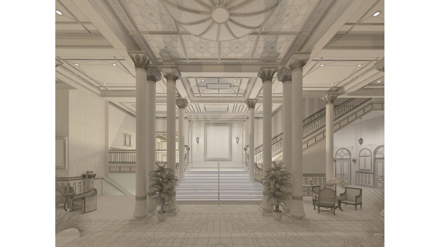 Archinteriors vol 44 - Lobby interior scenes 3D model_11