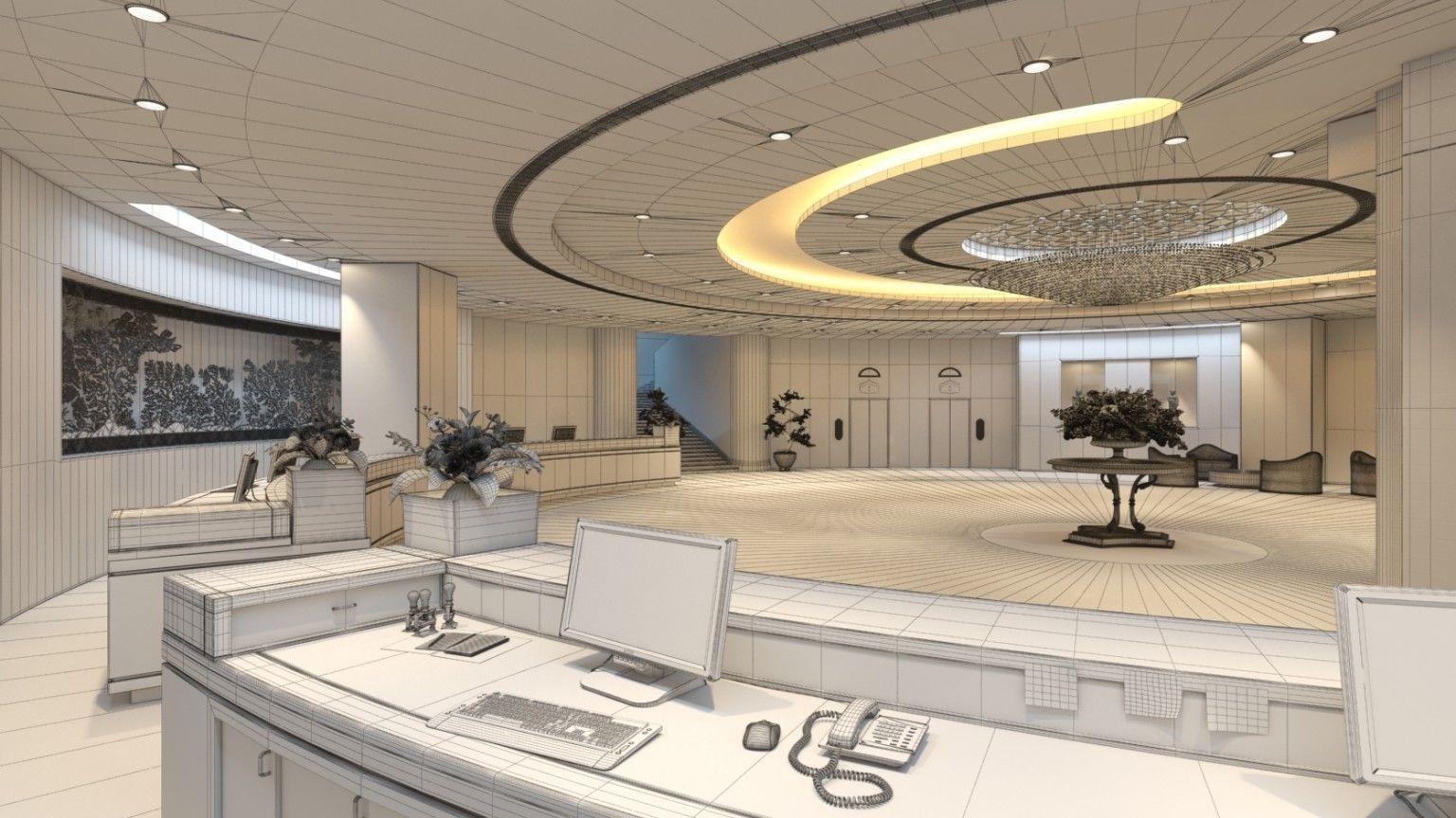 Archinteriors vol 44 - Lobby interior scenes 3D model_31