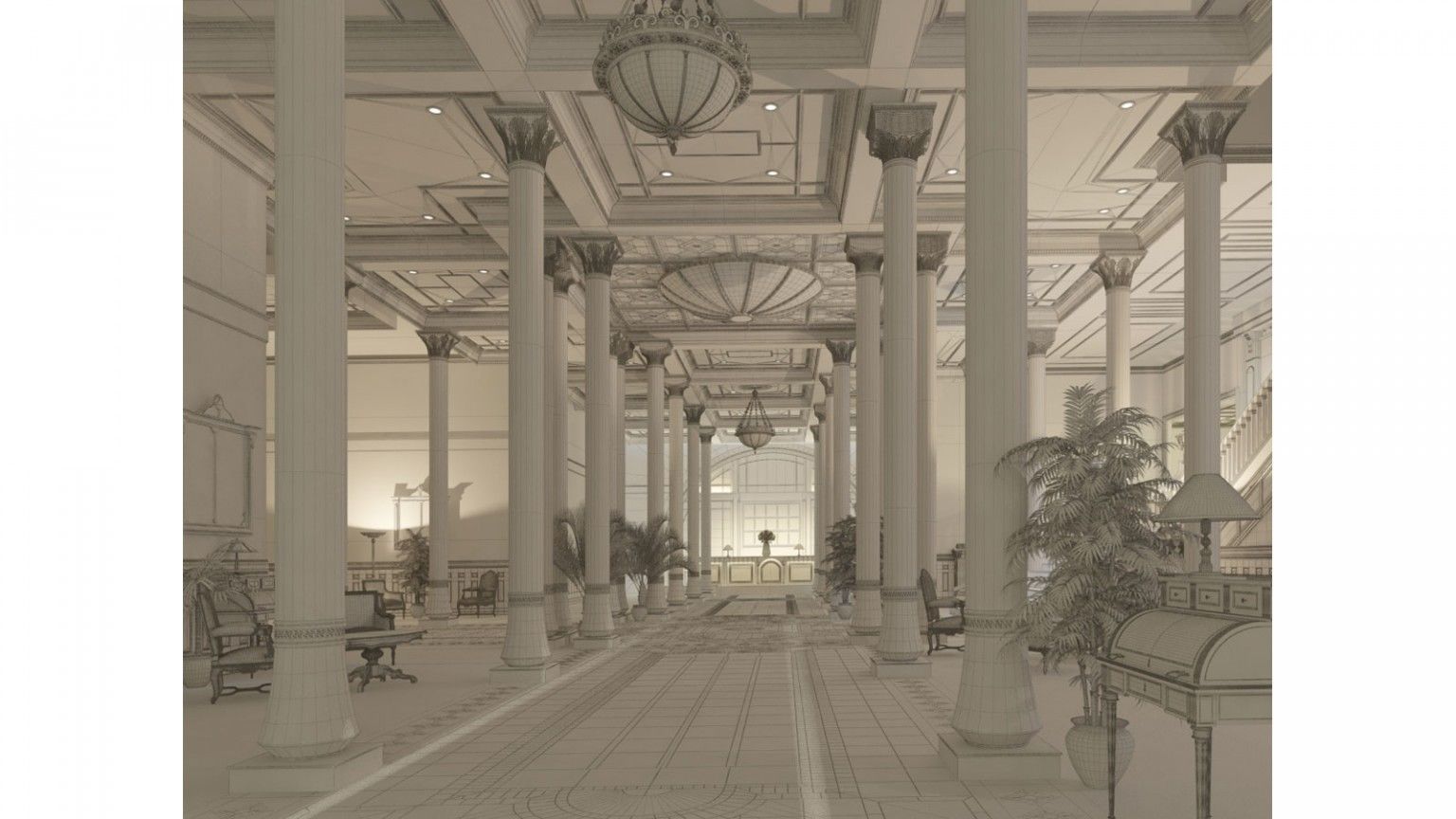 Archinteriors vol 44 - Lobby interior scenes 3D model_9