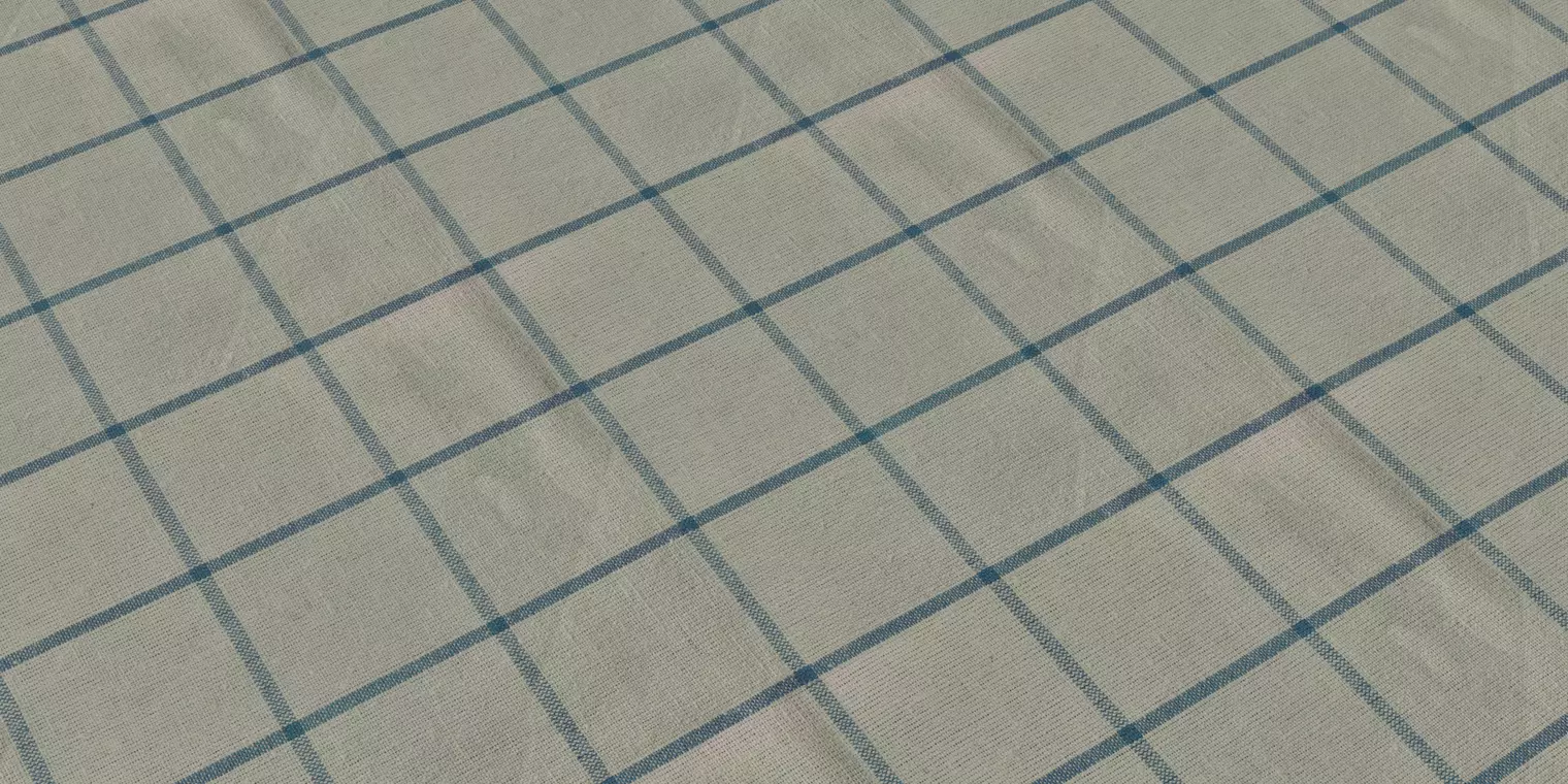 Windowpane Linen Check 4K Texture_3