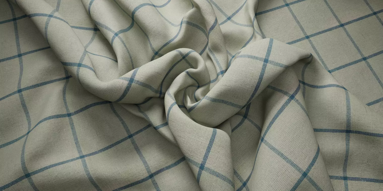 Windowpane Linen Check 4K Texture_1