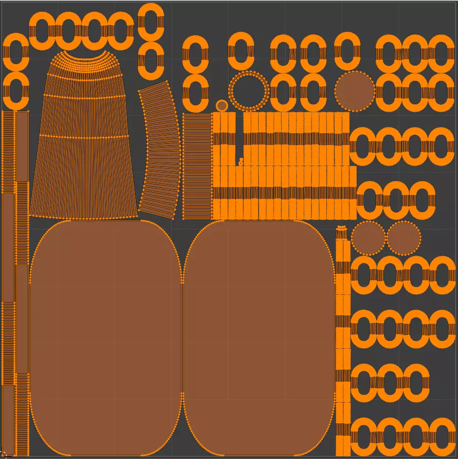 Alphabet D Chain White Candleholder 3D Model True 4K PBR Render Low-poly 3D model_7