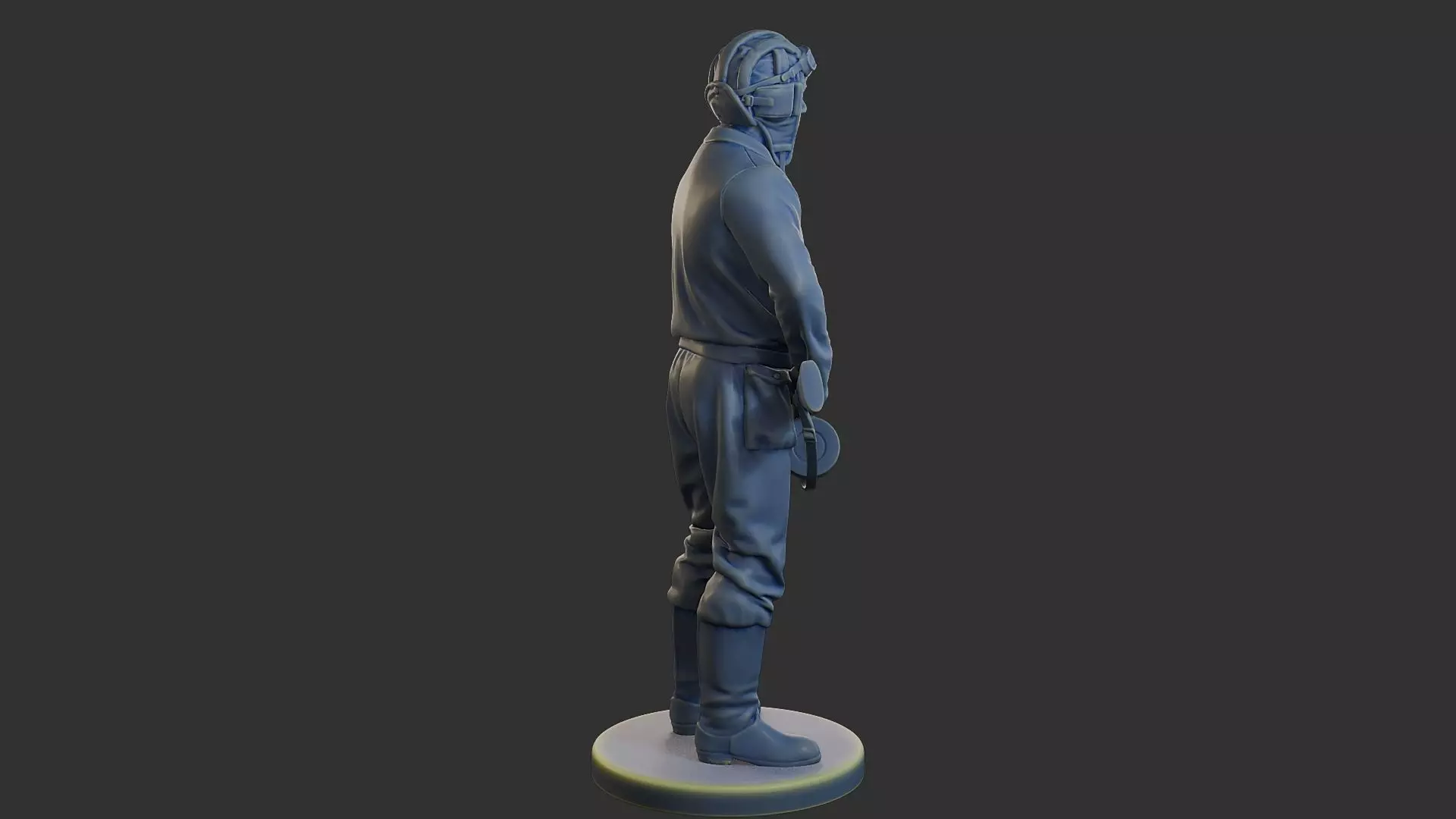 Russian Soviet tank Crew STC WW2 1 003 3D print model_8