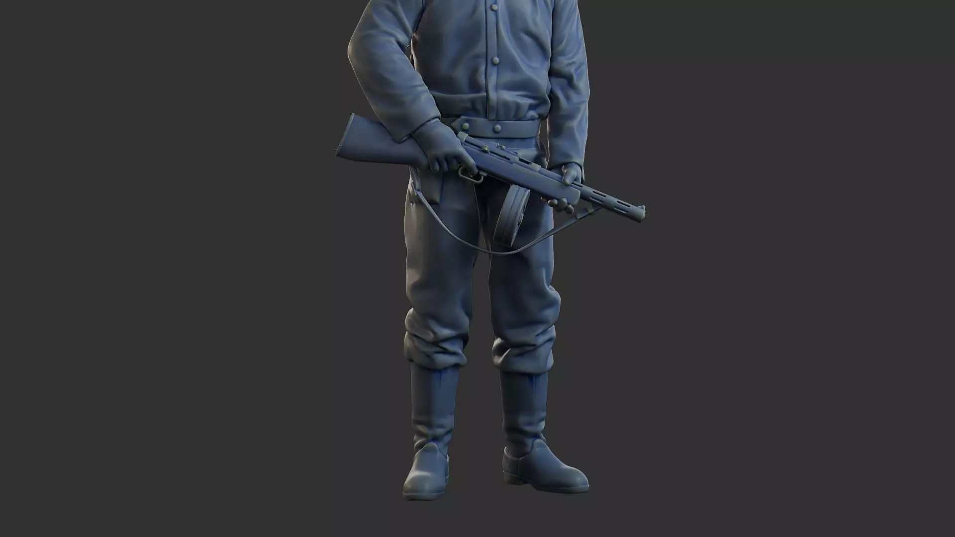 Russian Soviet tank Crew STC WW2 1 003 3D print model_28