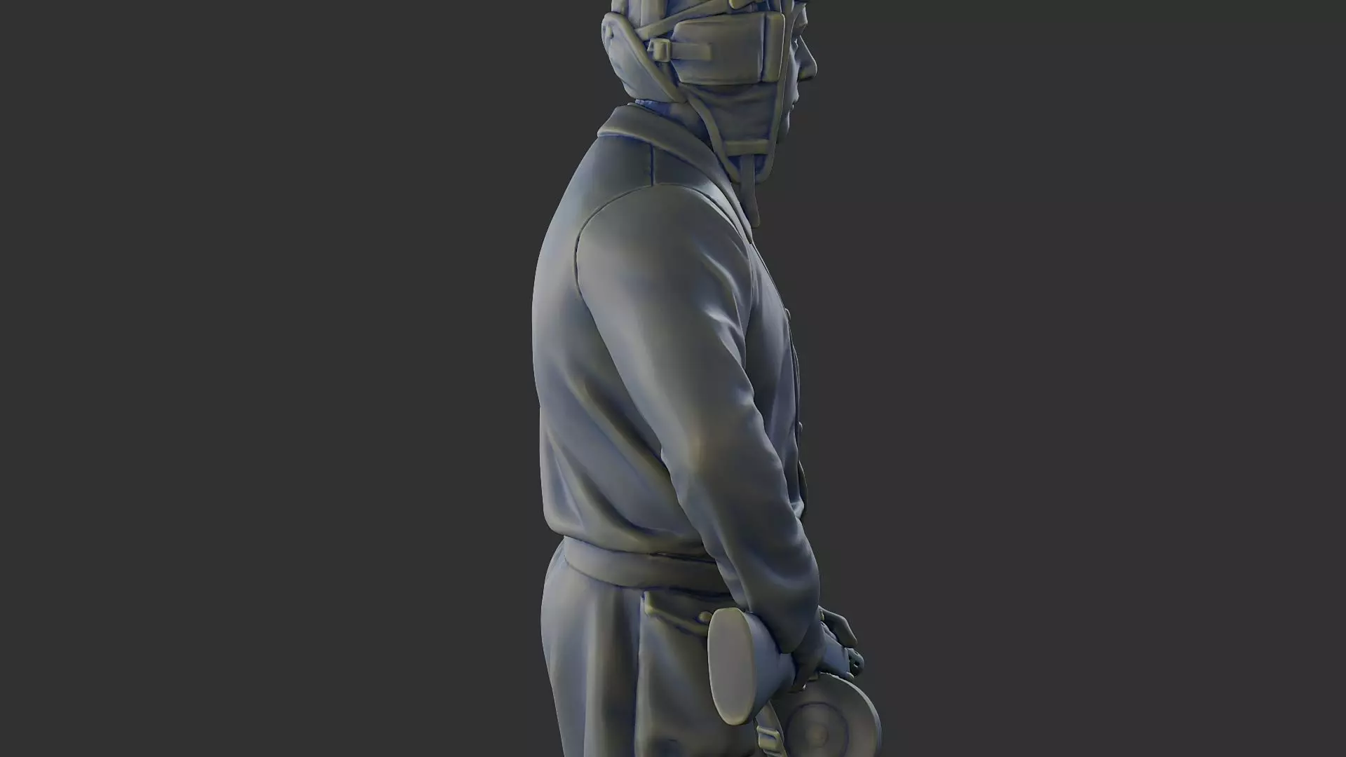 Russian Soviet tank Crew STC WW2 1 003 3D print model_20