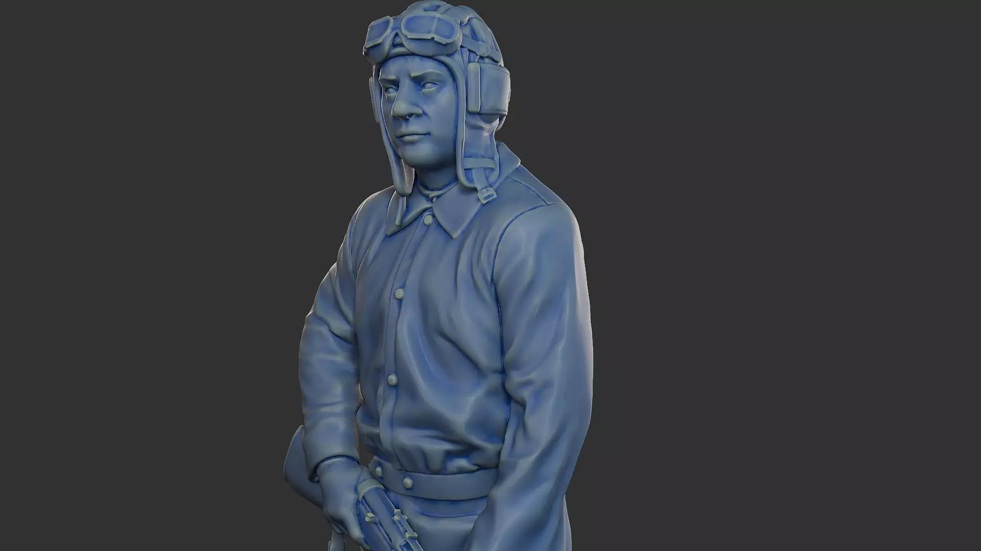 Russian Soviet tank Crew STC WW2 1 003 3D print model_18