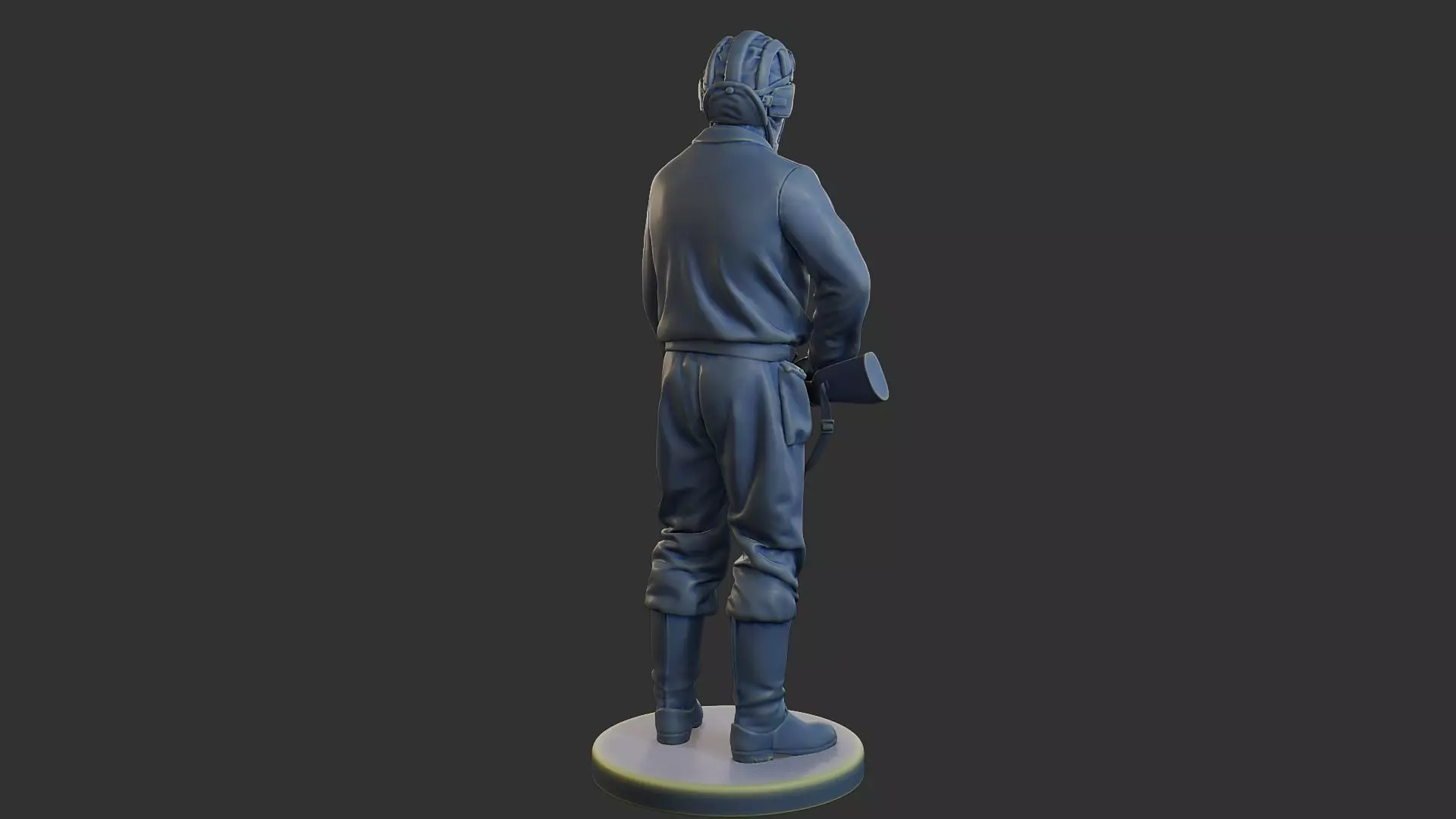 Russian Soviet tank Crew STC WW2 1 003 3D print model_7