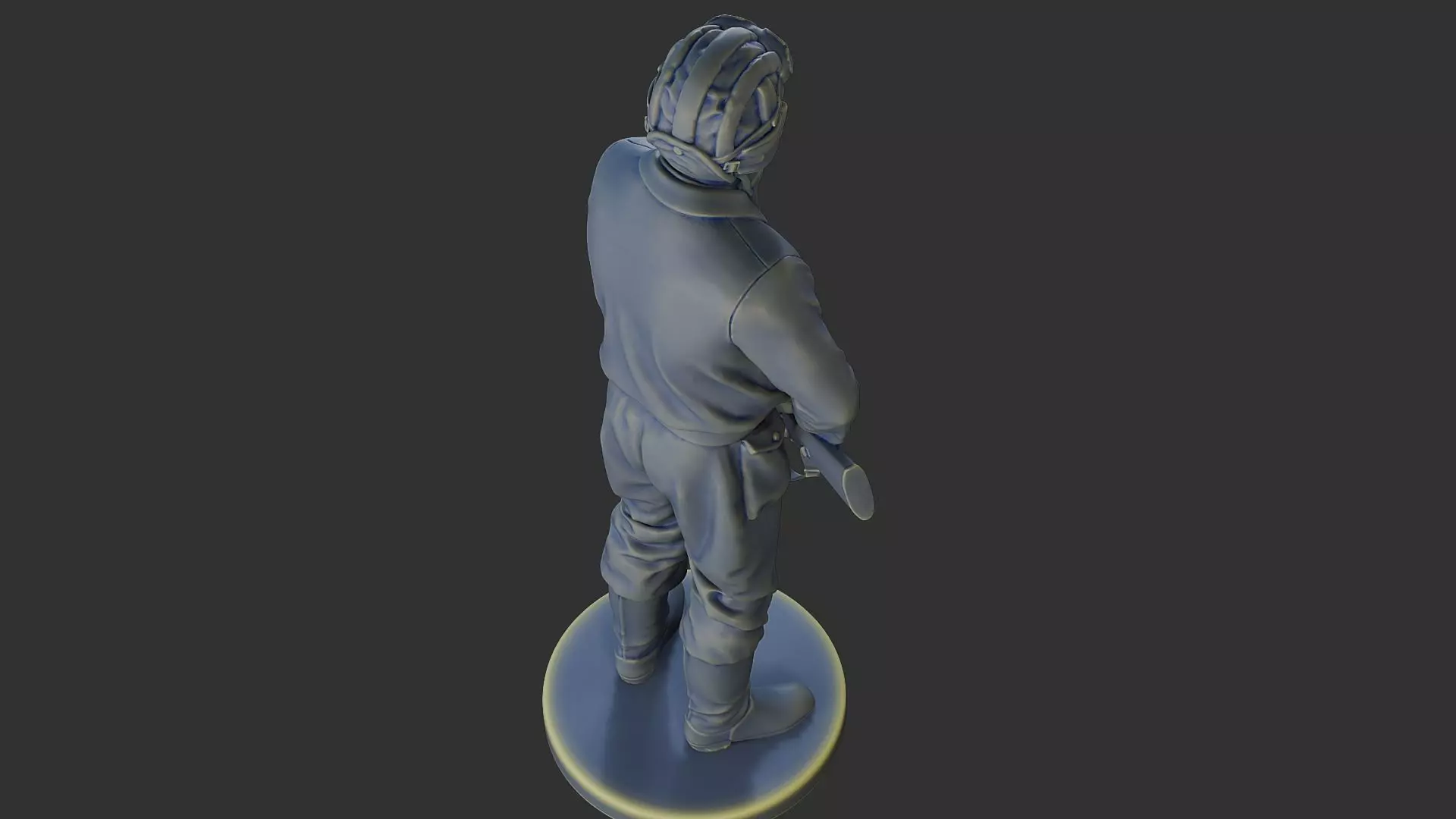 Russian Soviet tank Crew STC WW2 1 003 3D print model_22