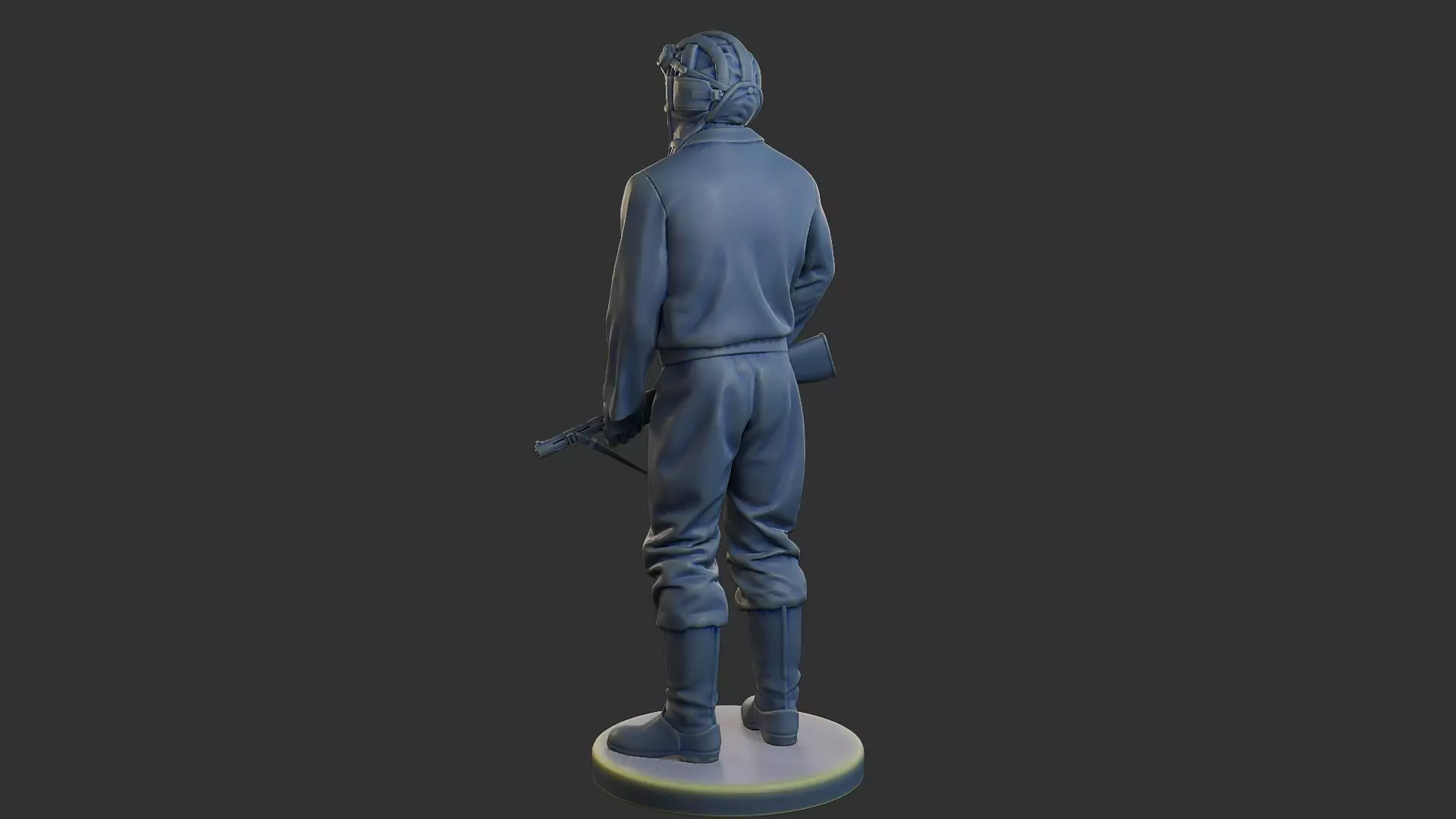 Russian Soviet tank Crew STC WW2 1 003 3D print model_5