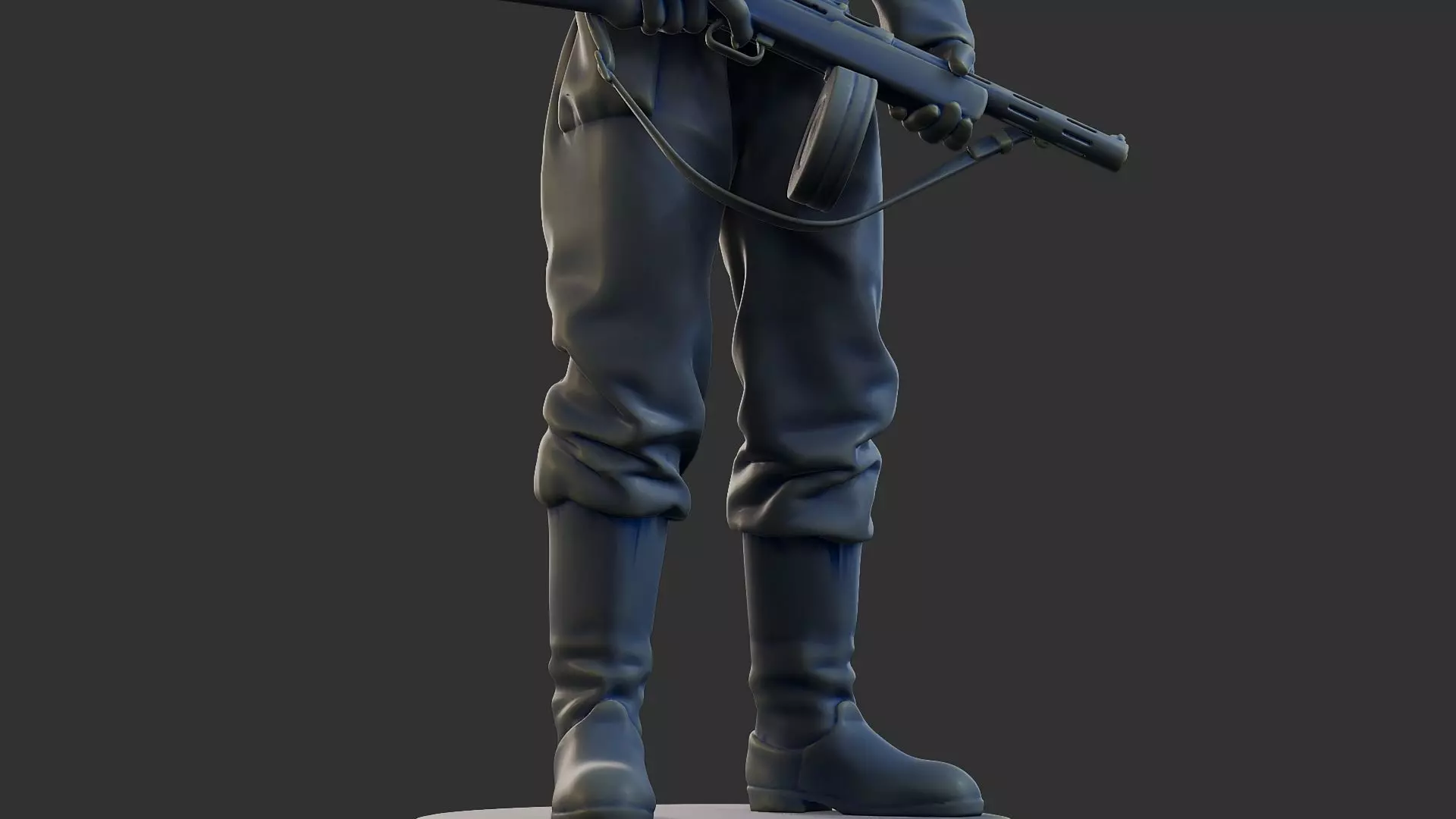 Russian Soviet tank Crew STC WW2 1 003 3D print model_13