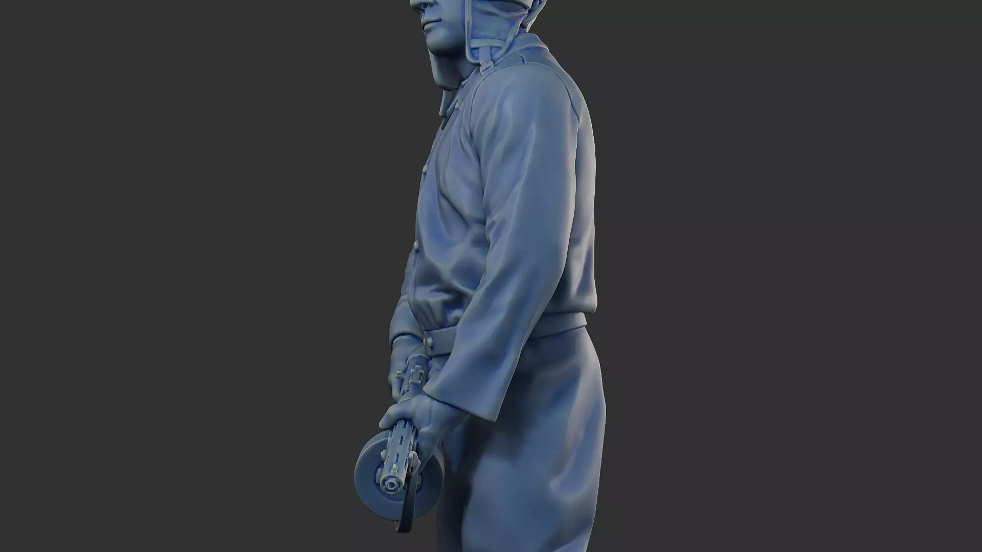 Russian Soviet tank Crew STC WW2 1 003 3D print model_17