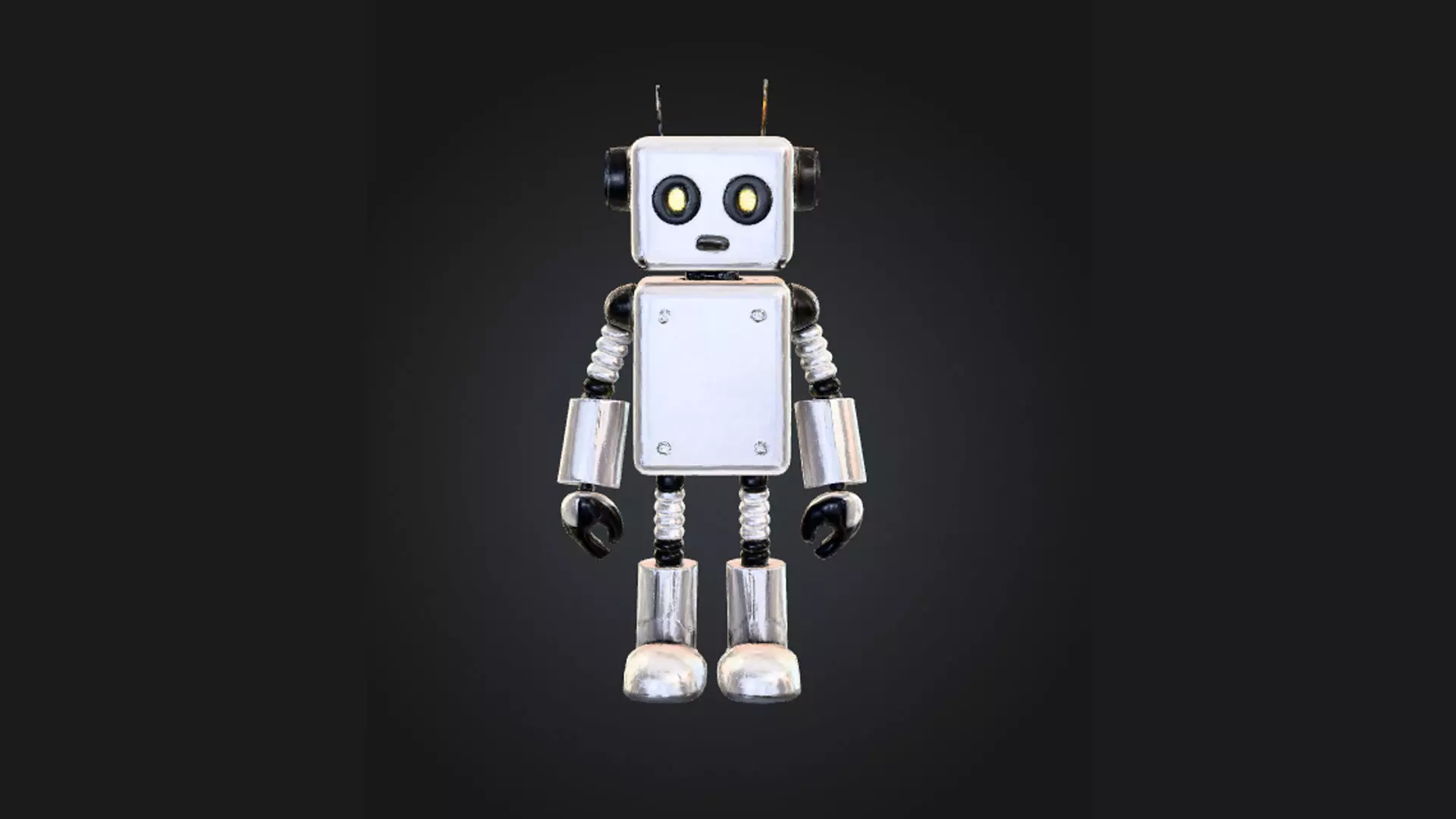 3D Male Robot  3D print model_0