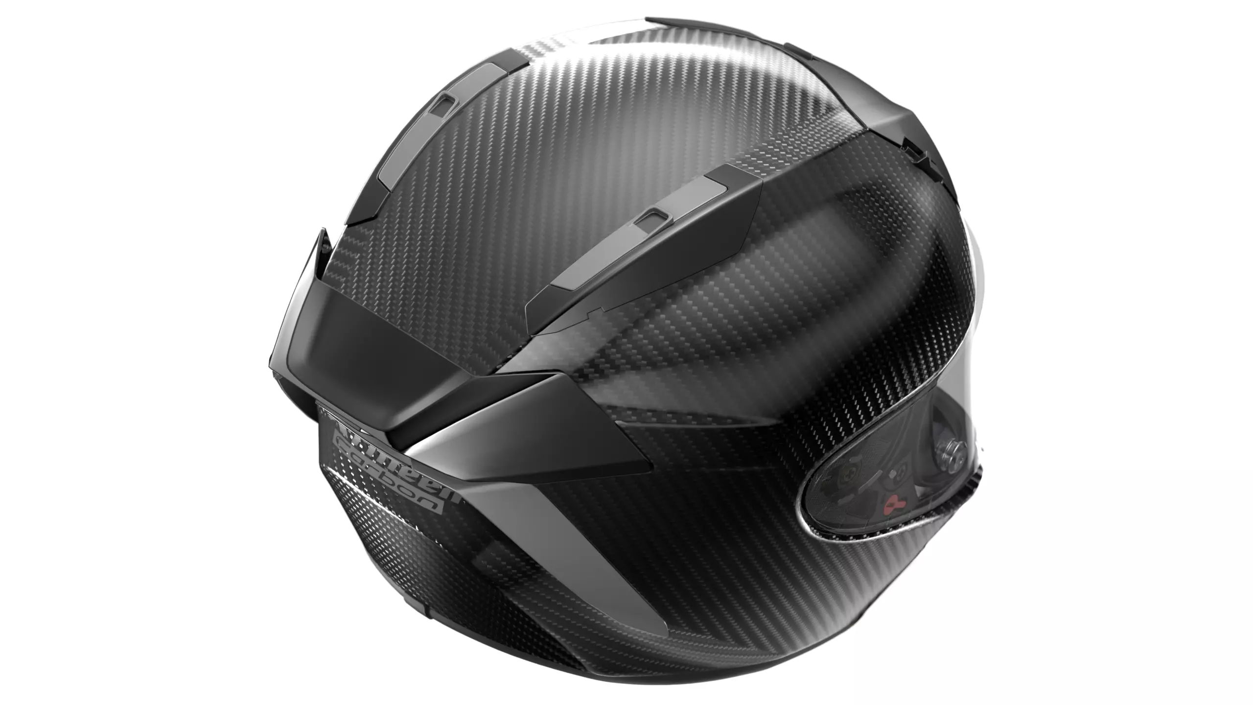 Shoei X-Fifteen Carbon 3D model_11