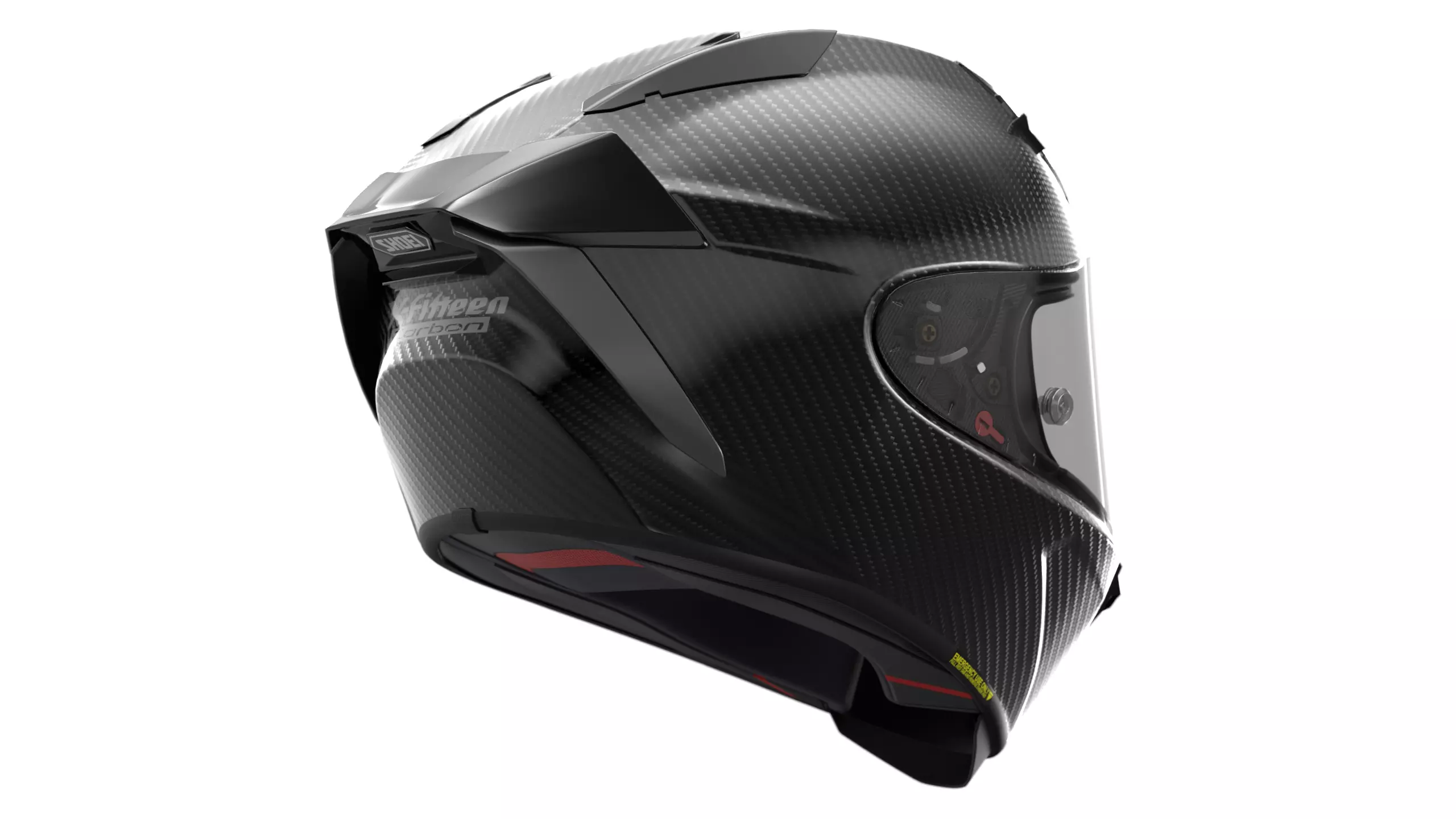 Shoei X-Fifteen Carbon 3D model_4