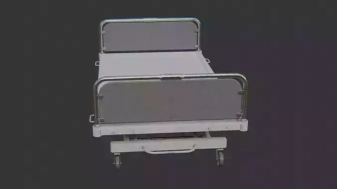 Medical Hospital Bed with Side Rails