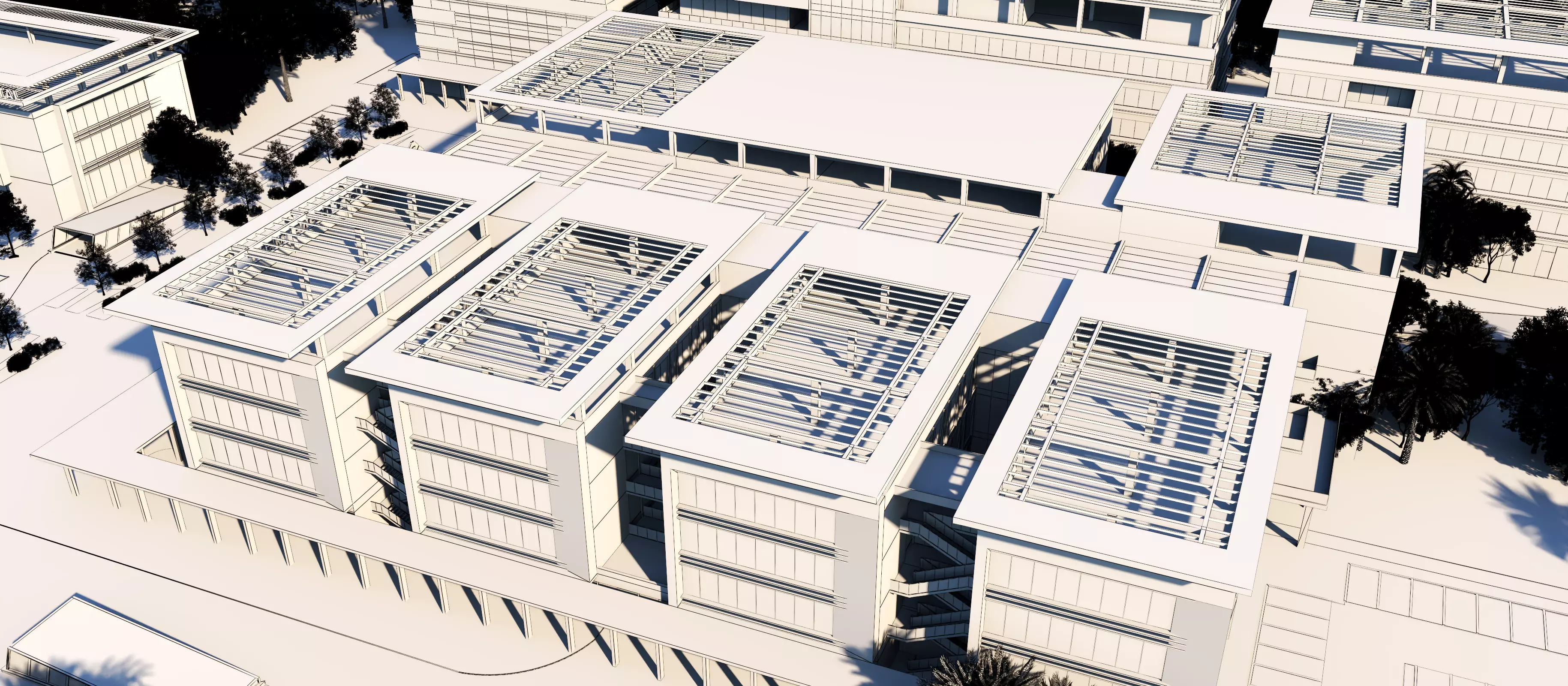 hospital building with 3D model_20
