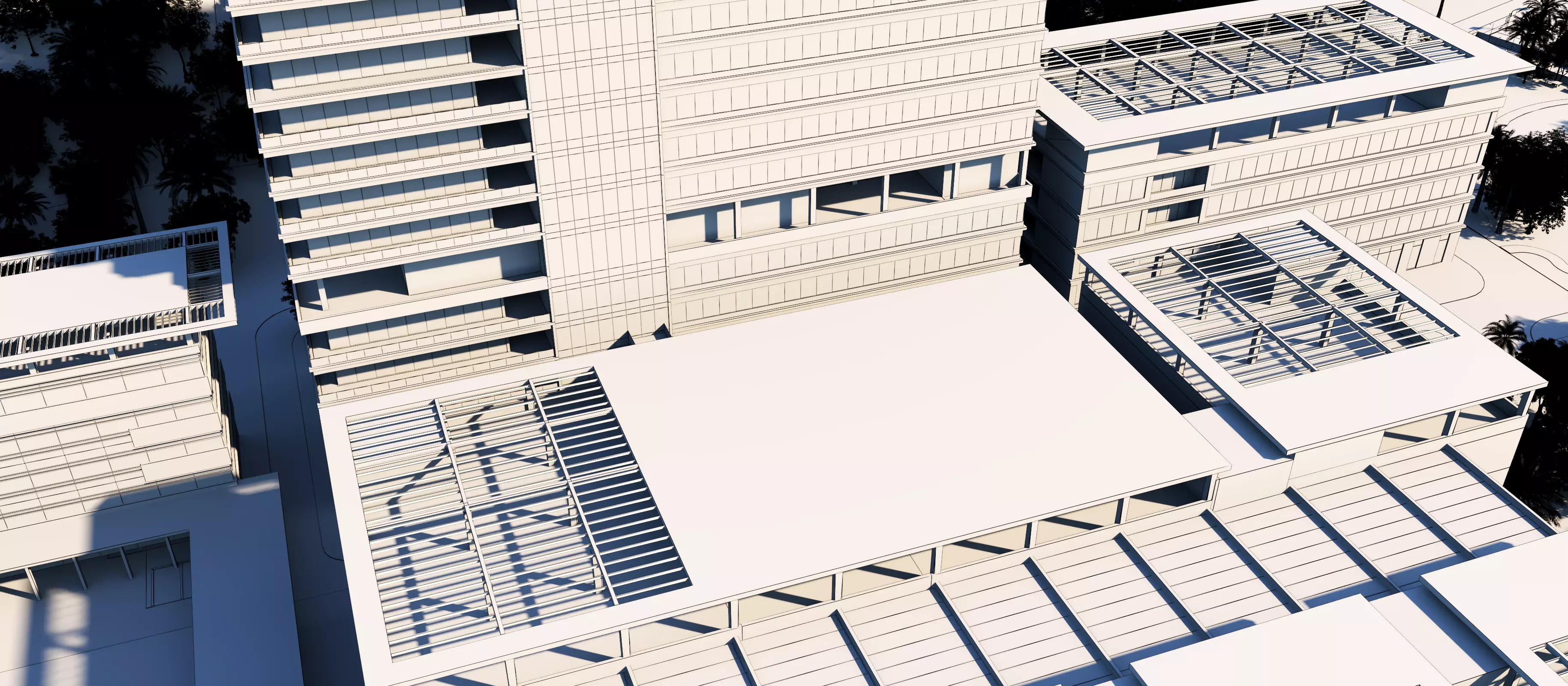 hospital building with 3D model_17