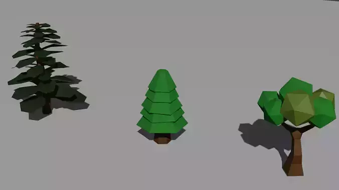 Low Poly Trees