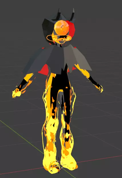Inferno Low-poly 3D model_1