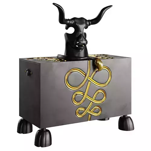 Hubert Le Gall Taureau Cabinet 21st Gallery