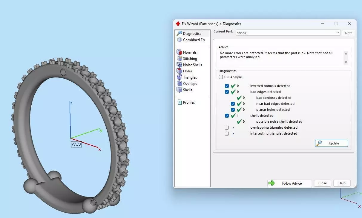 Spheric Bridge Ring 3D print model_13