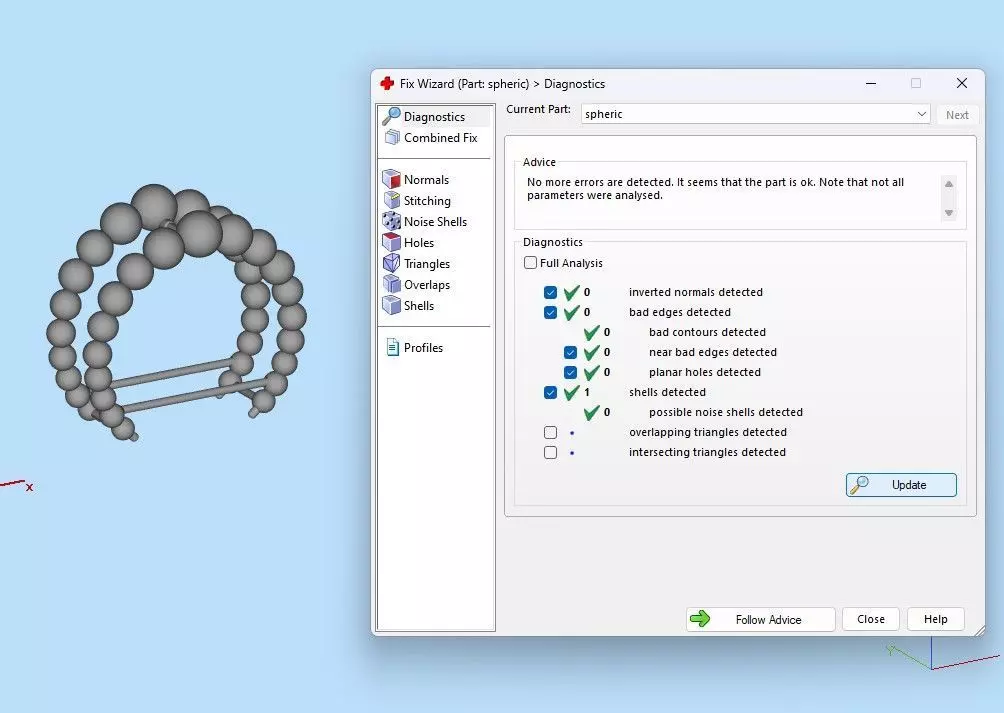 Spheric Bridge Ring 3D print model_12