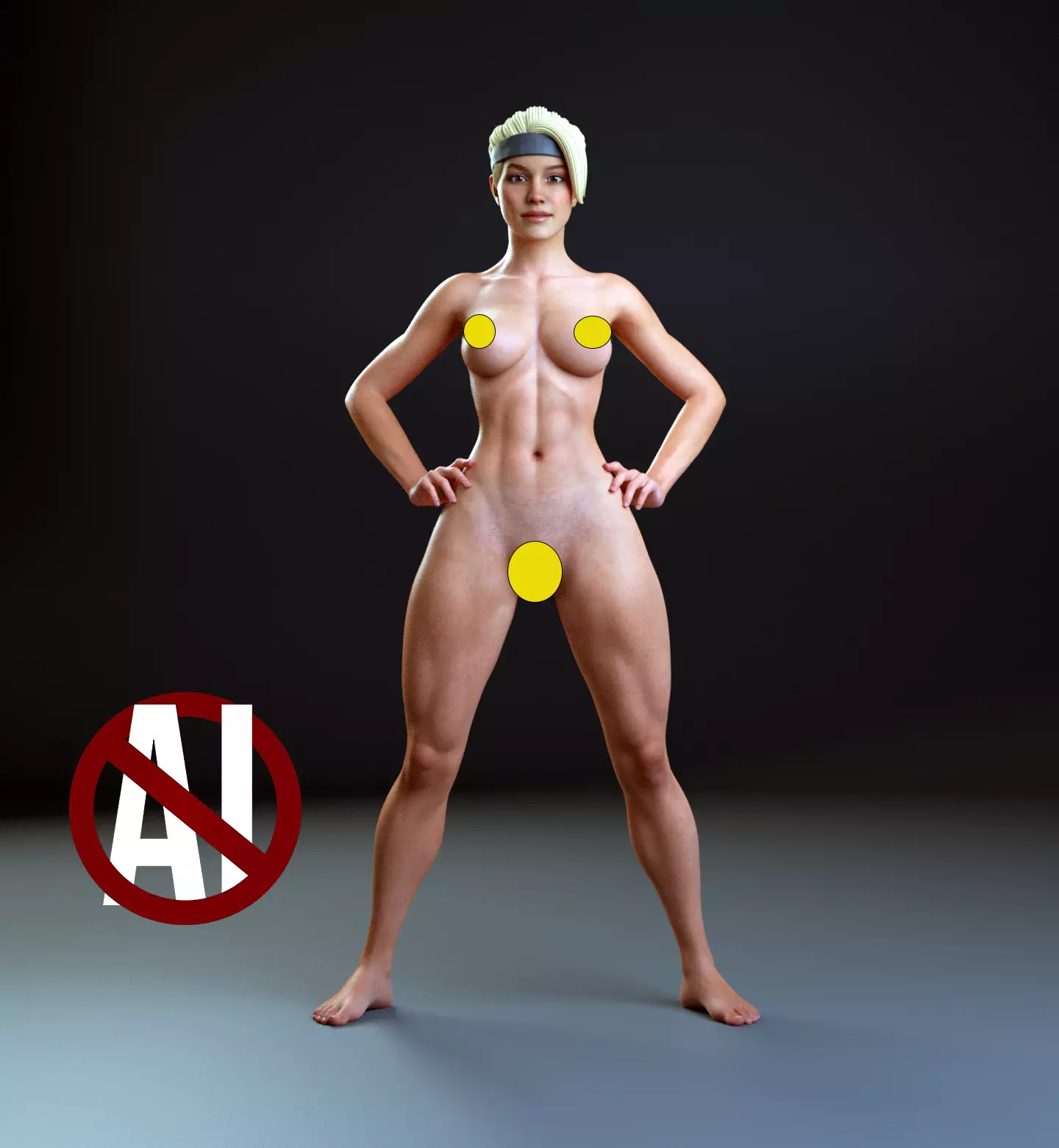 Sonya Blade 3D print model_0