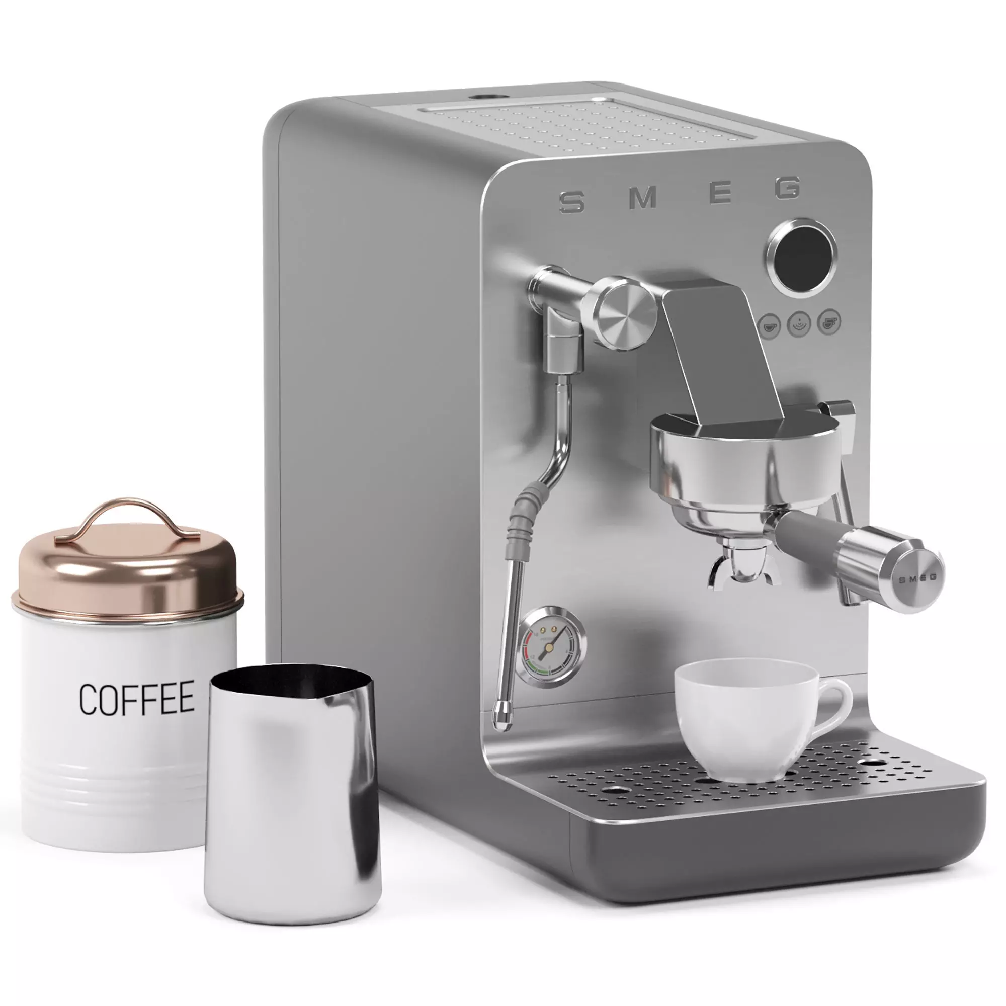 SMEG espresso coffee machine 3D model_5