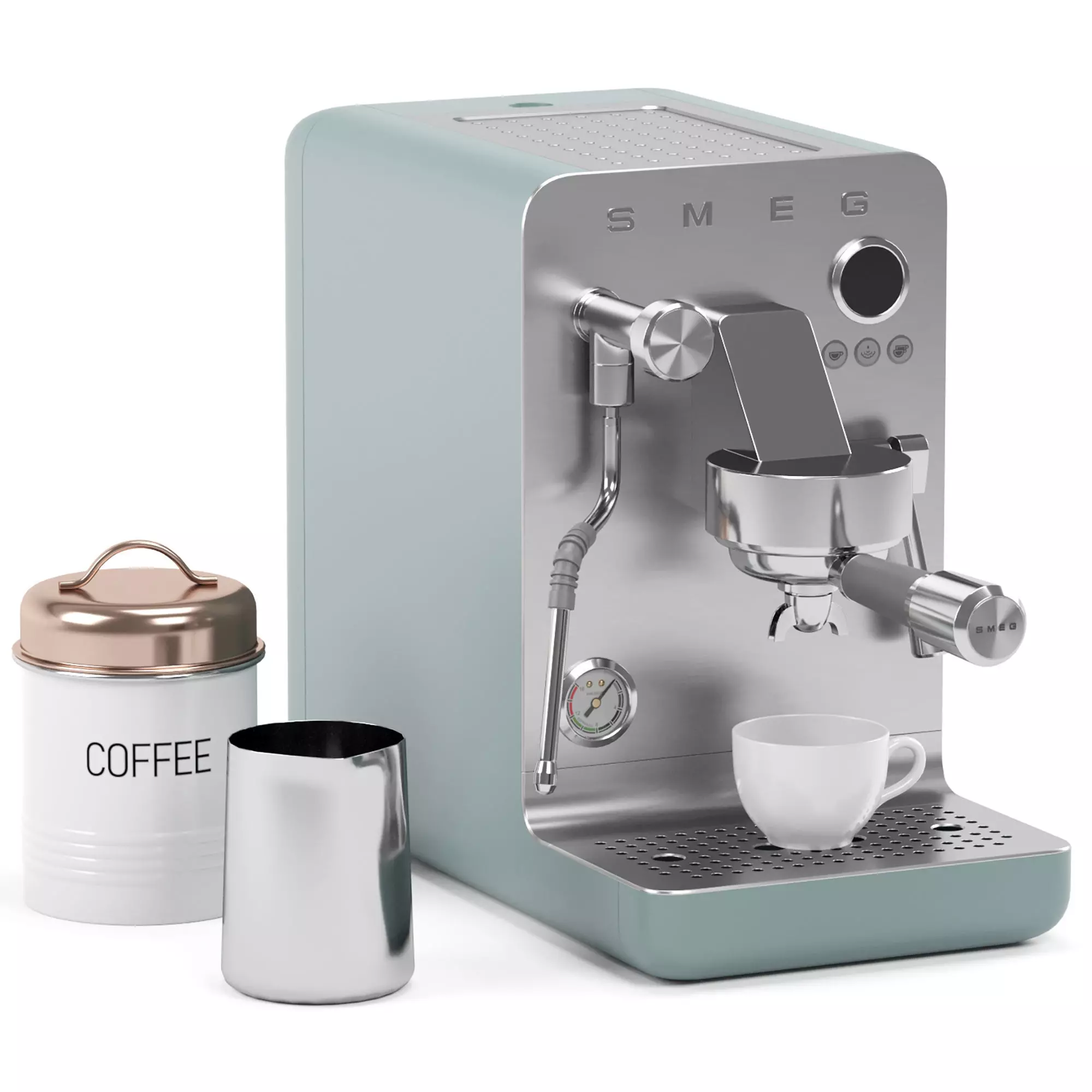 SMEG espresso coffee machine 3D model_3