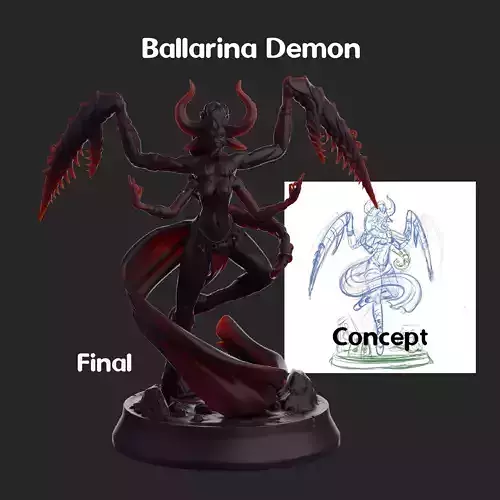 Slannesh Ballarina Demon 