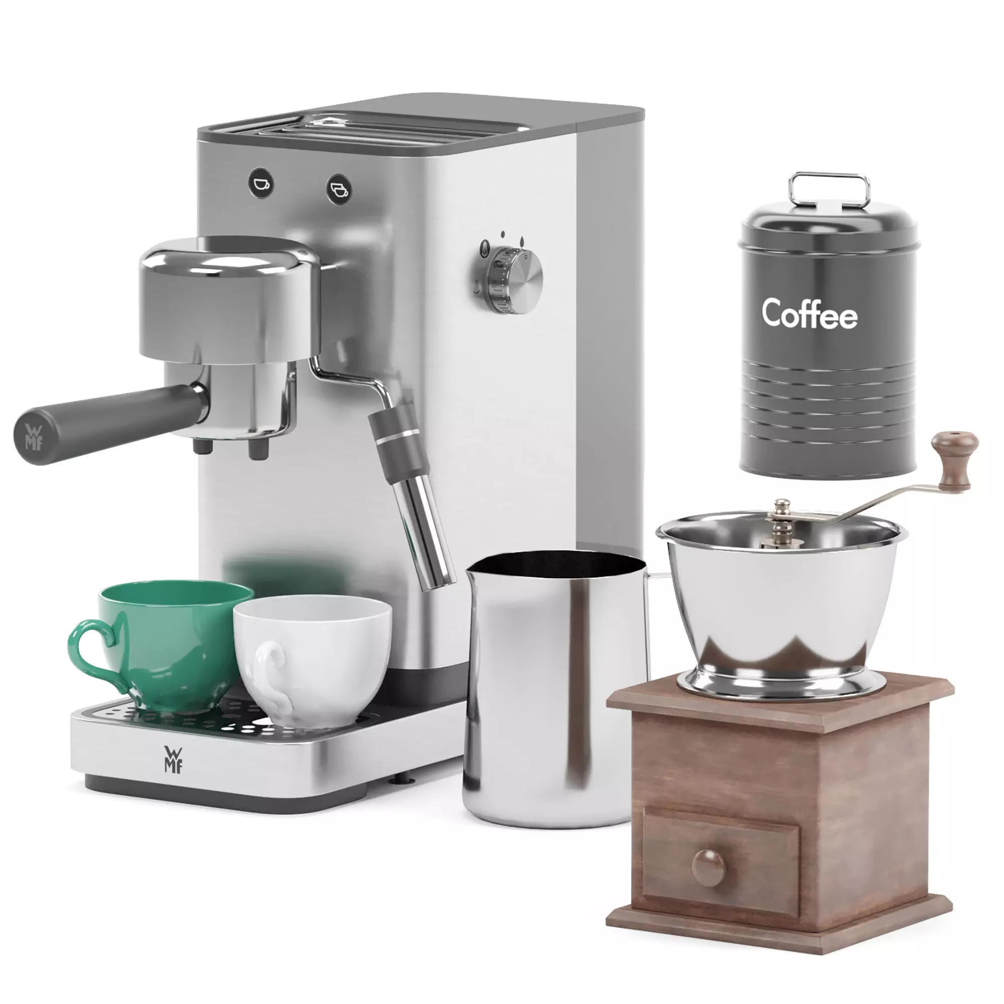 WMF espresso coffee machine 3D model_5