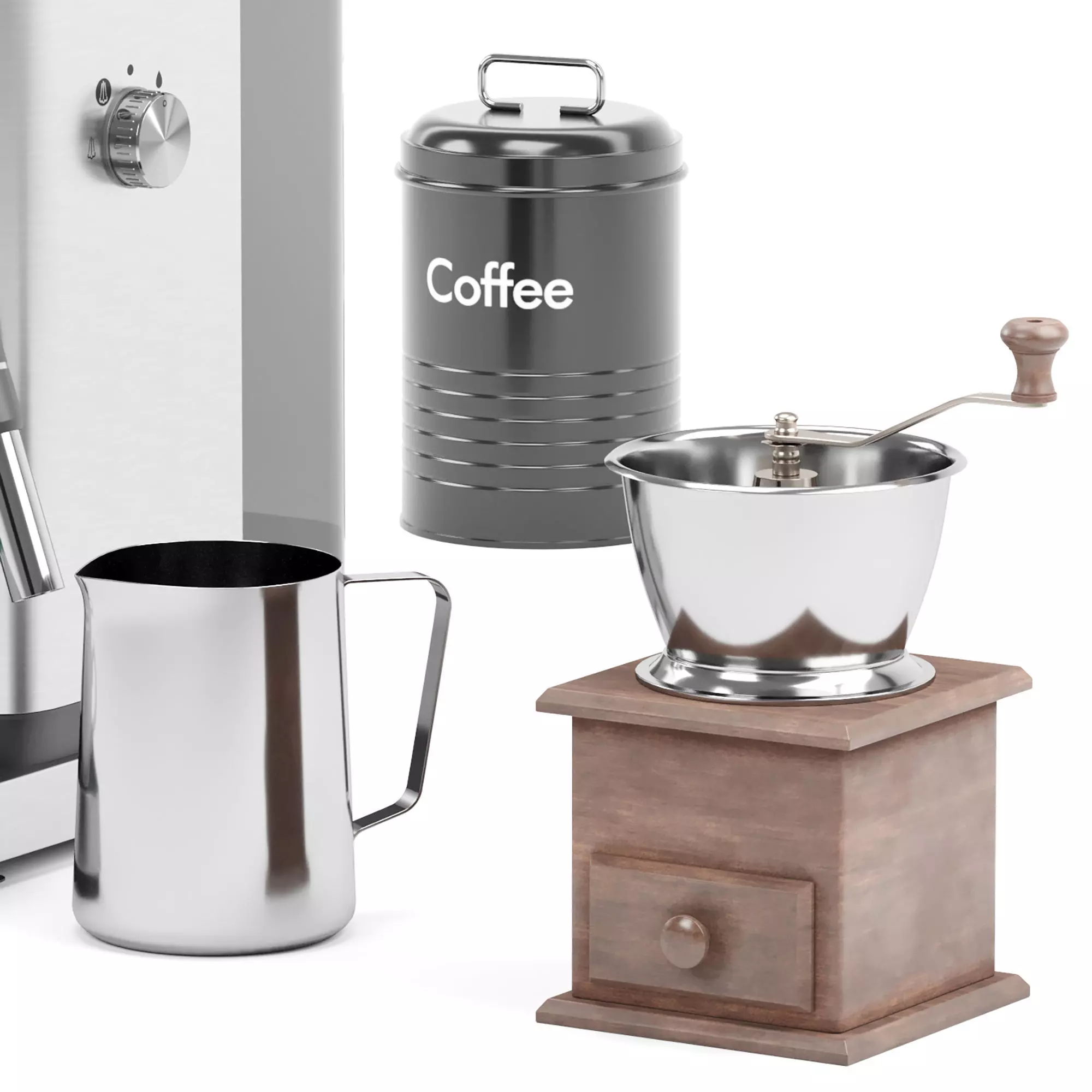 WMF espresso coffee machine 3D model_4