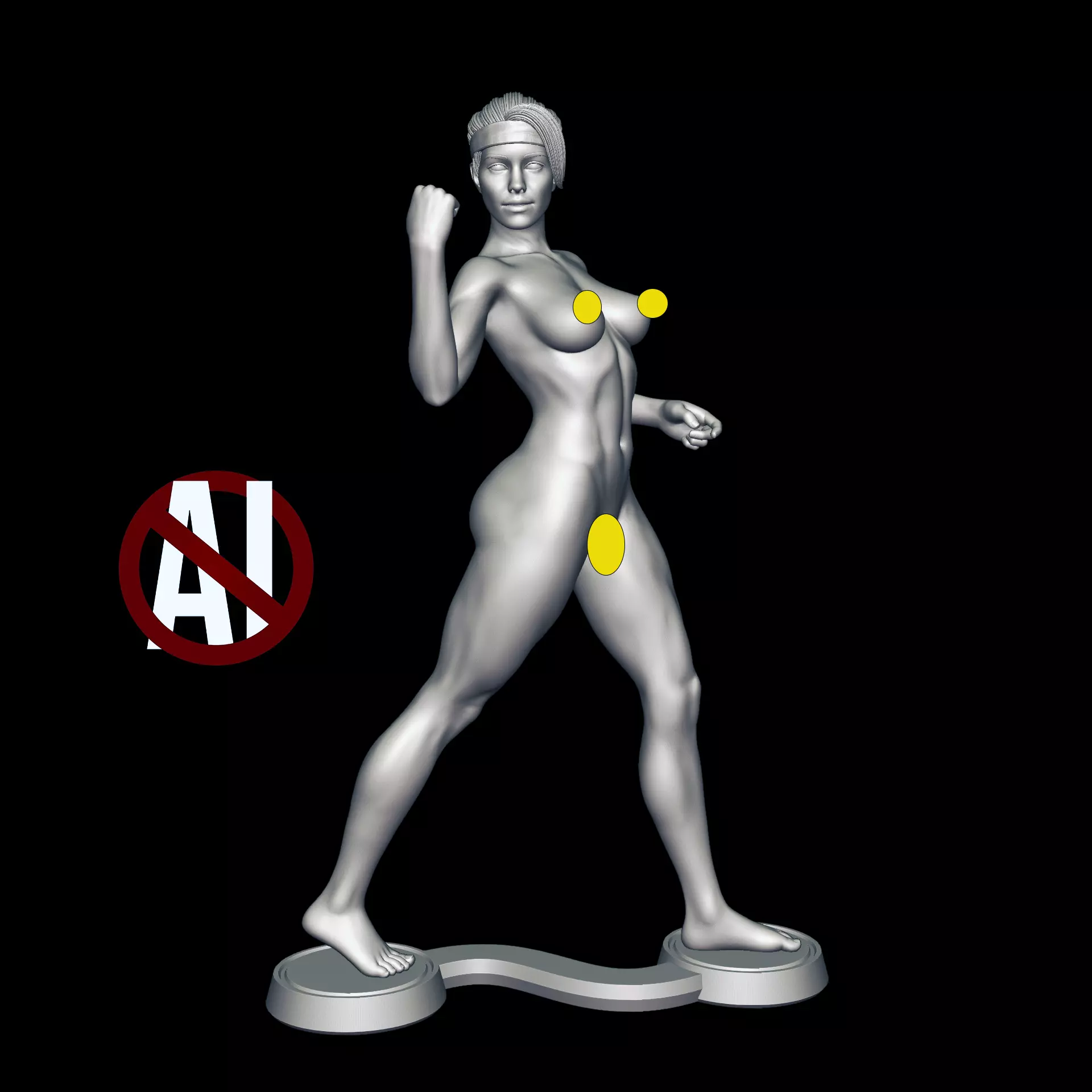 Sonya Blade v2 3D print model_0