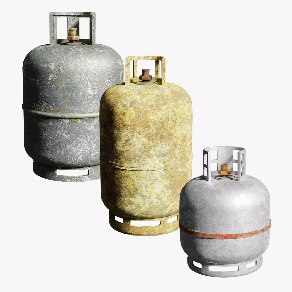 Tank Cylinders Bombonas Series Content Flux Tools G2 N4-6 3D model_0