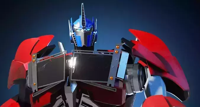 Optimus Prime Transformers Prime Character Rig