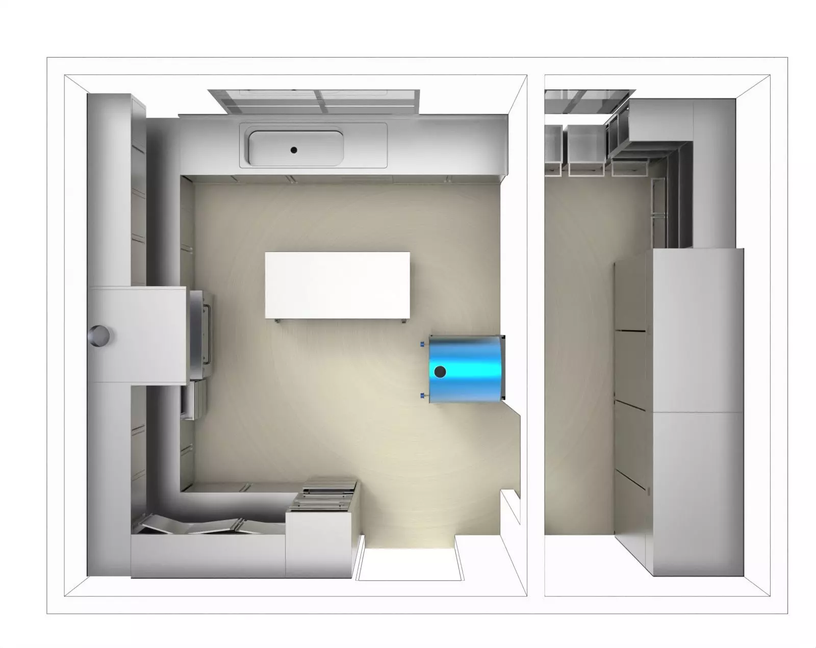 kitchen 72 WITH PIZZA OVEN  3D model_0