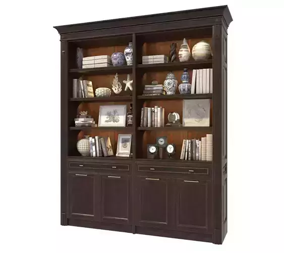 Classic Display Cabinet and Decoration