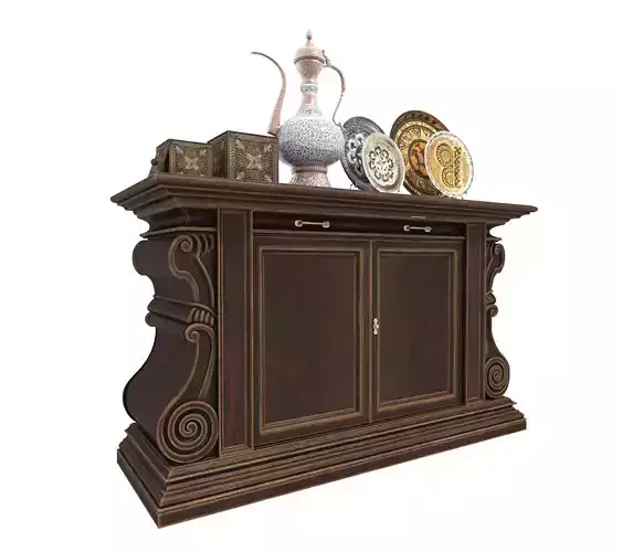 Classic European style Cabinet and Decoration 2