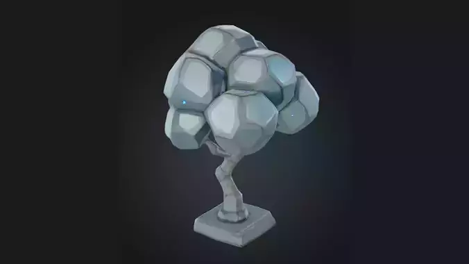 Stylized 3D Tree  Low Poly 